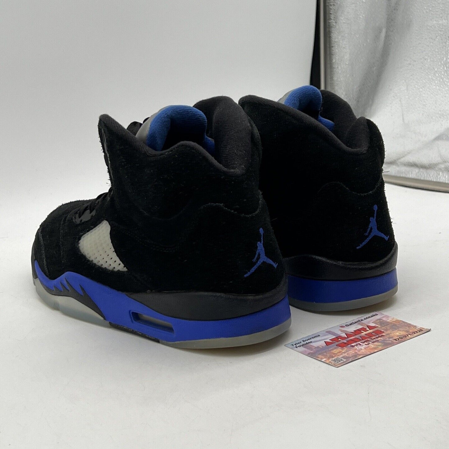 Size 11.5 - Jordan 5 Retro Mid Racer Blue Black Suede Grey (CT4838-004)