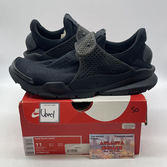 Size 11 - Nike Sock Dart Triple Black (819686-001)