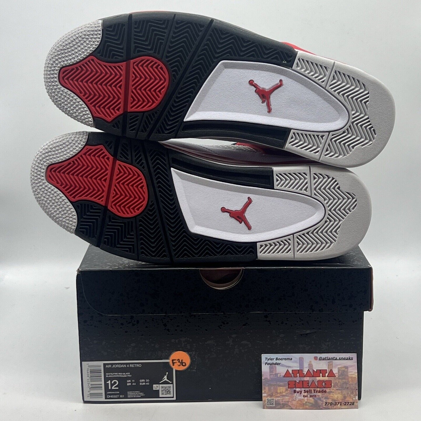 Size 12 - Jordan 4 Retro Mid Red Cement Brand New Og All
