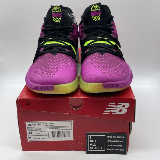 Size 14 - New Balance OMN1S Low Purple Green Black Suede 2020 (BB0MNLFC)