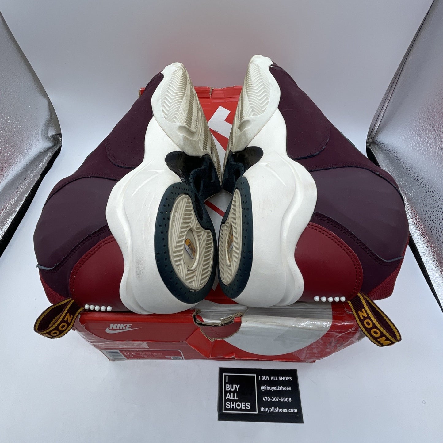 Size 11.5 - Nike Zoom GP Maroon (AR4342-600)