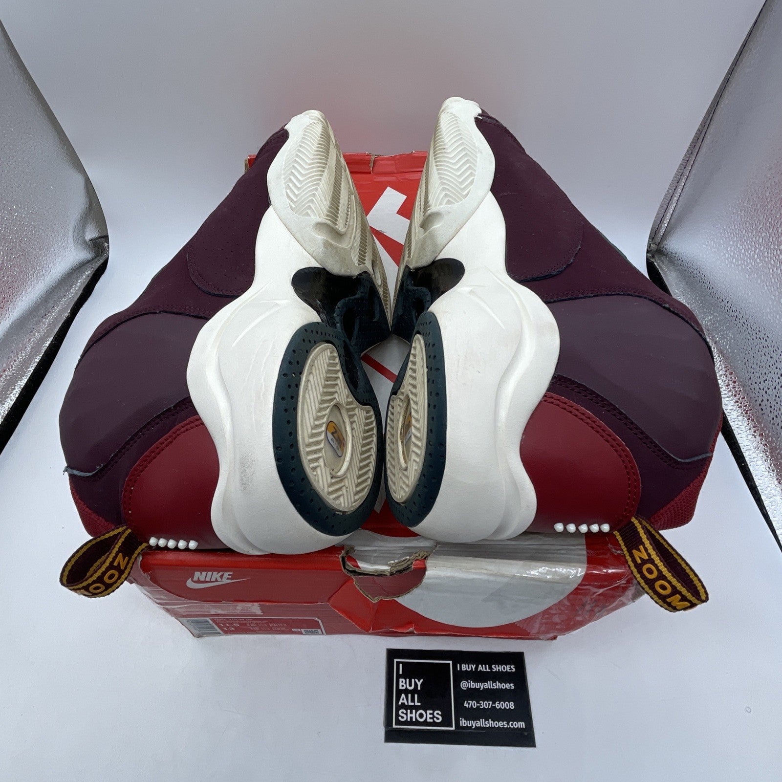 Size 11.5 - Nike Zoom GP Maroon (AR4342-600)