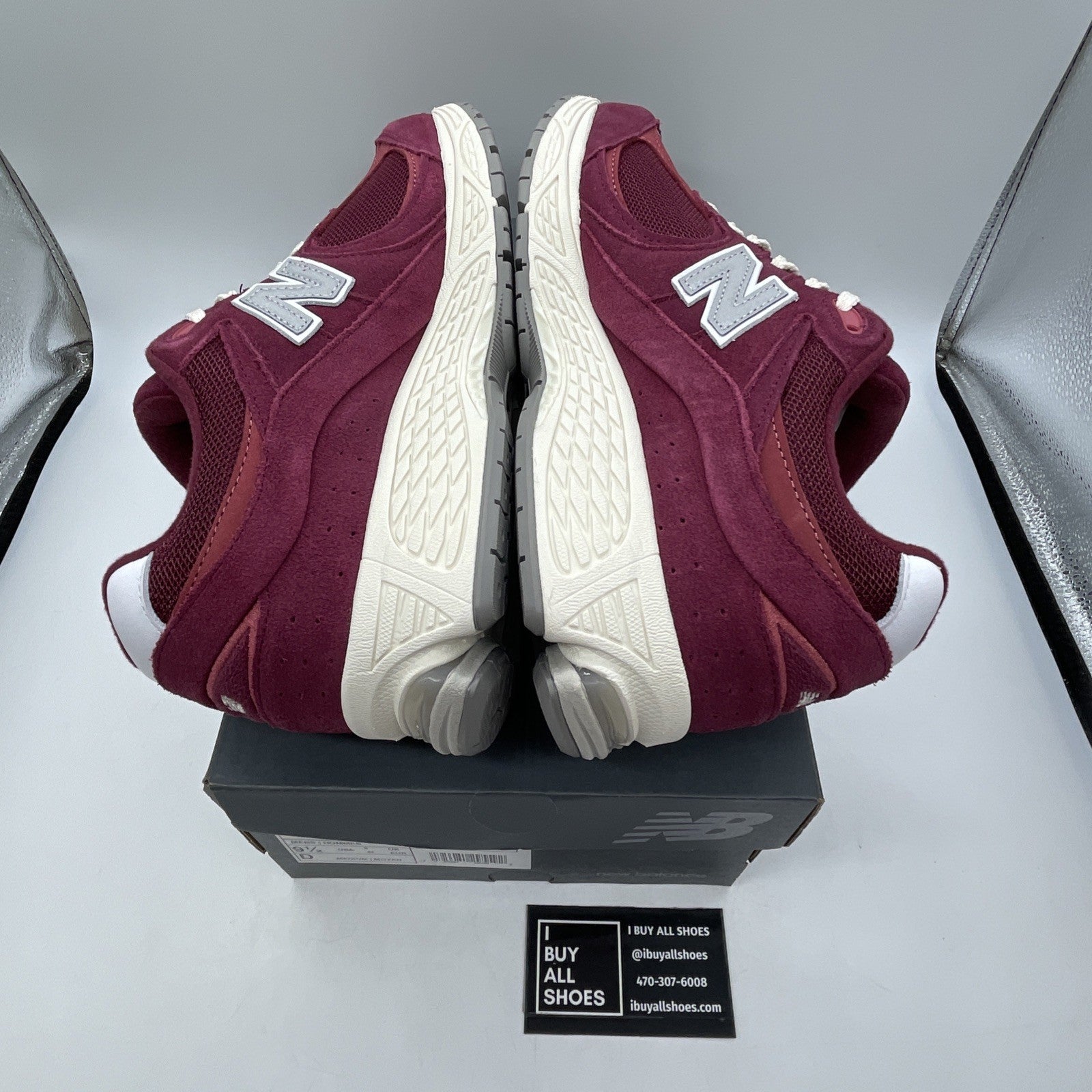 Size 9.5 - New Balance 2002R Suede Pack - Garnet Deep Earth Red (M2002RHA)