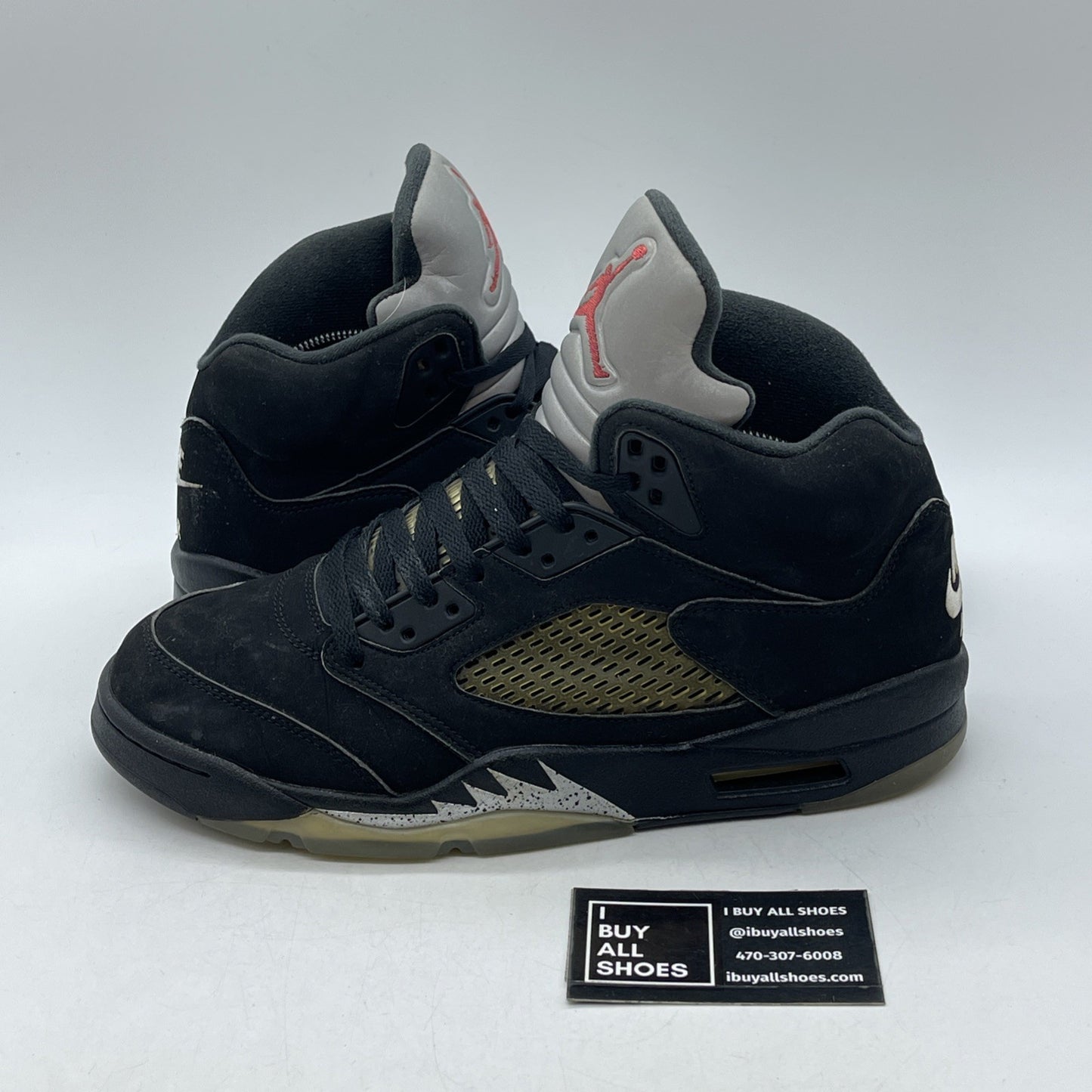 Size 9.5 - Air Jordan 5 OG Mid Metallic Silver (845035-003)