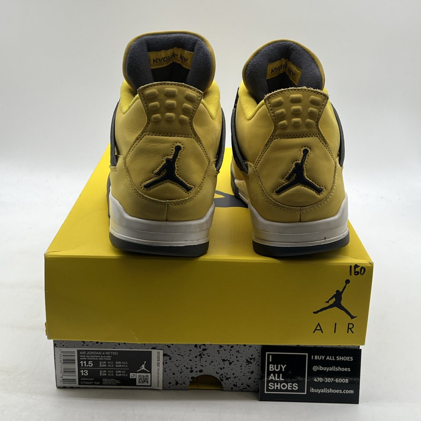 Size 11.5 - Air Jordan 4 Retro Mid Lightning (CT8527-700)