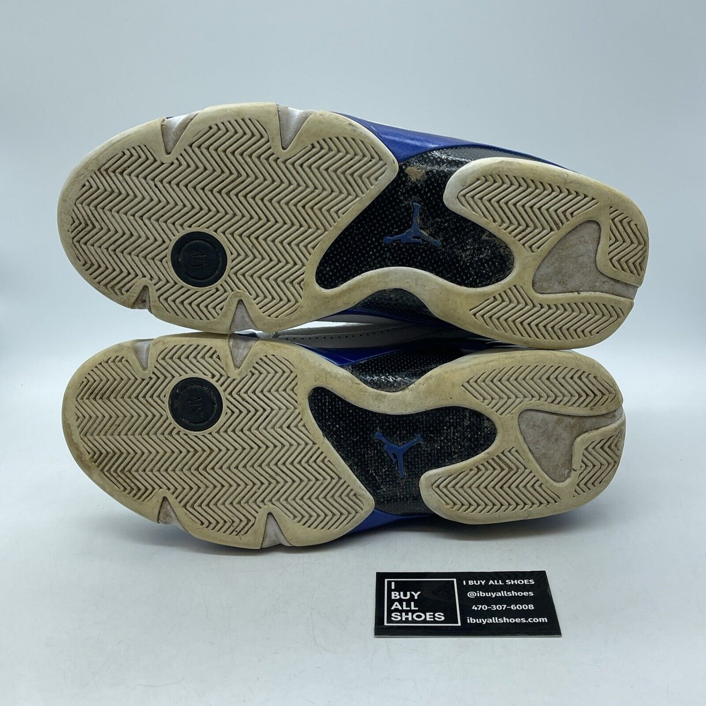 Size 12 - Air Jordan 14 Retro Hyper Royal Blue White Leather (487471-104)