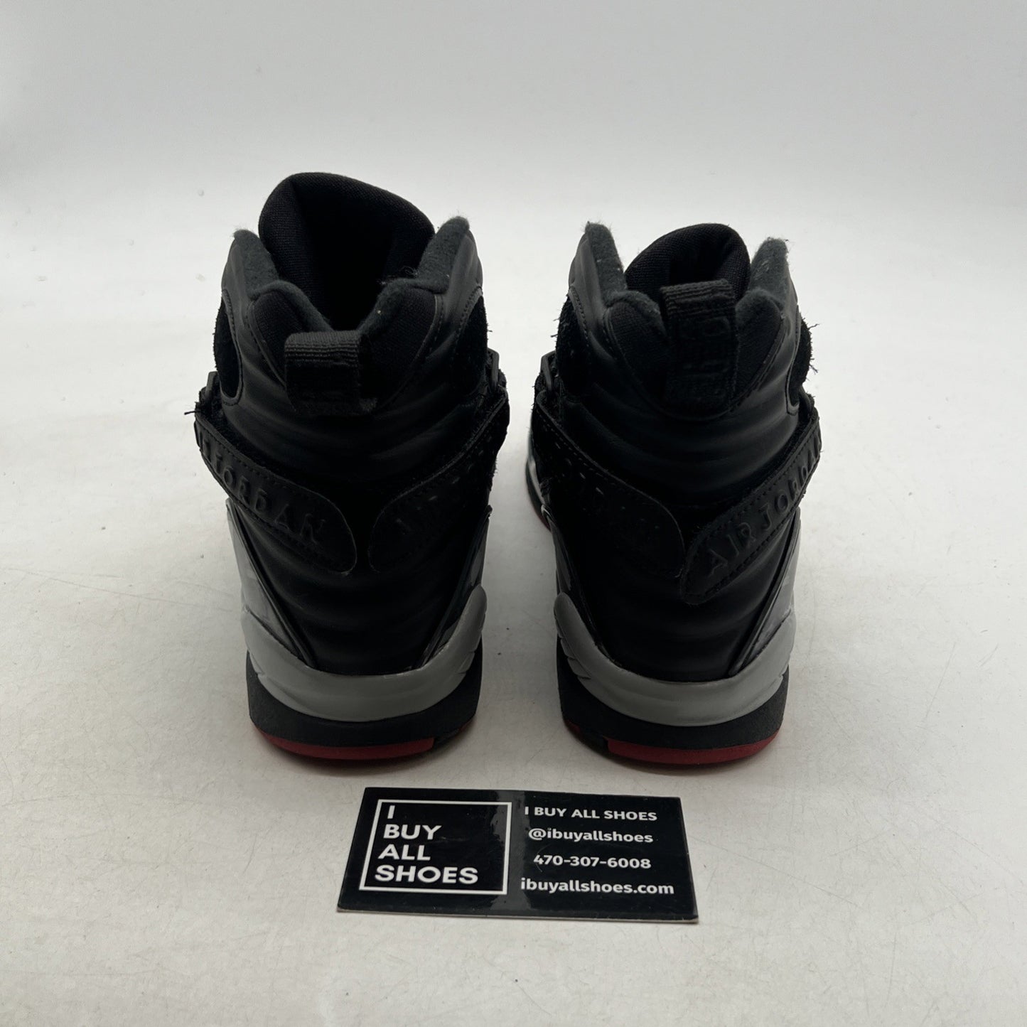 Size 5Y - Air Jordan 8 Retro Bred (305368-022)