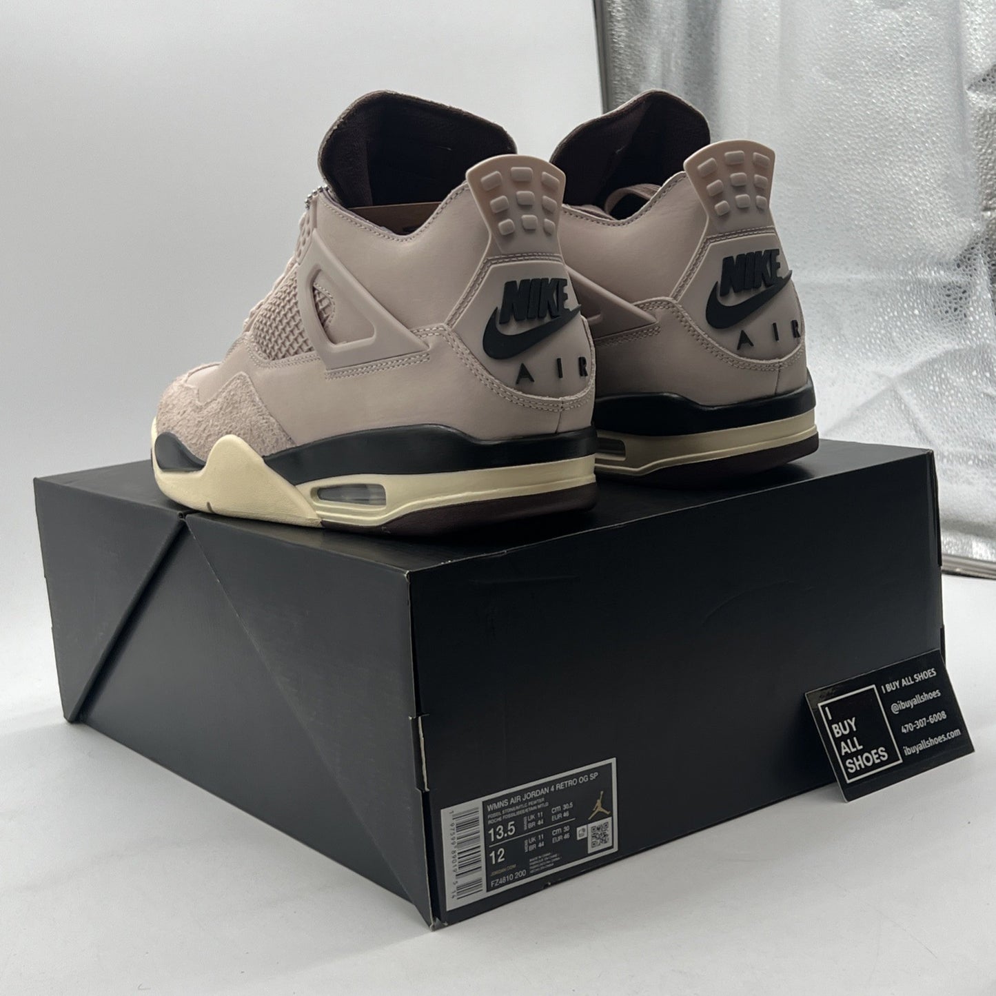 Size 13.5 - A Ma Maniére x Air Jordan 4 Retro While You Were Sleeping W