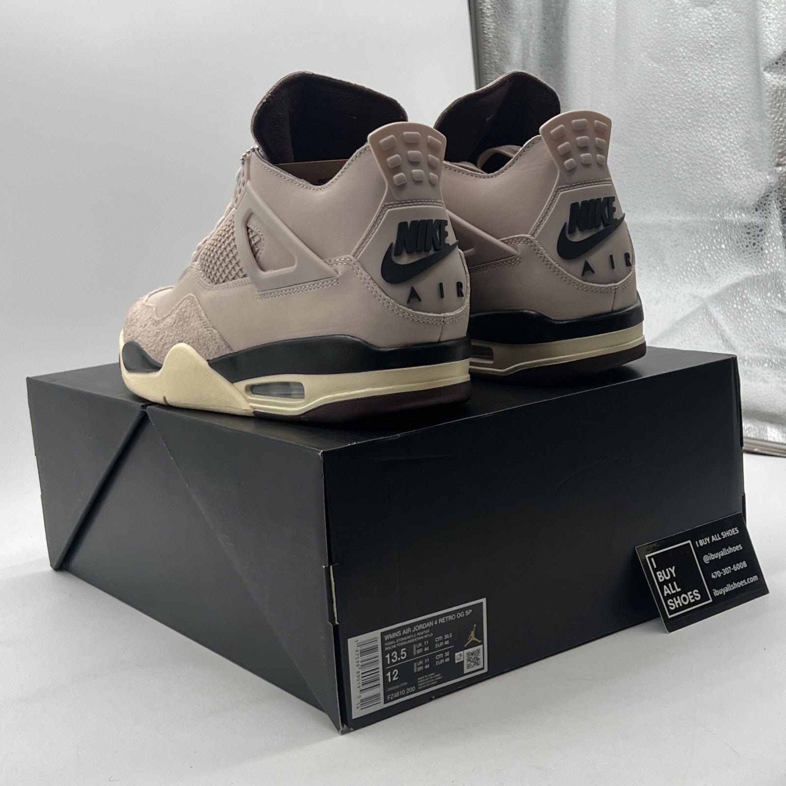 Size 13.5 - A Ma Maniére x Air Jordan 4 Retro While You Were Sleeping W