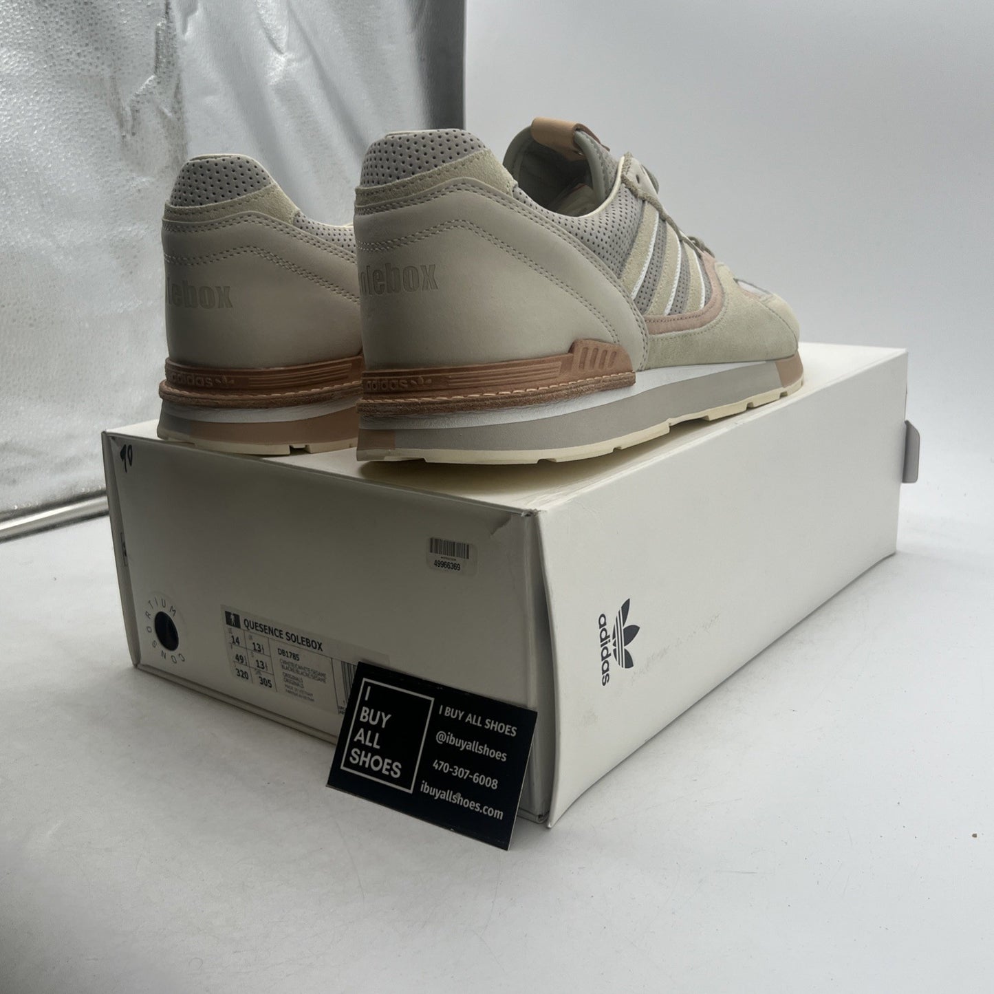Size 14 - adidas Solebox x Quesence Italian Leathers Pack (DB1785)