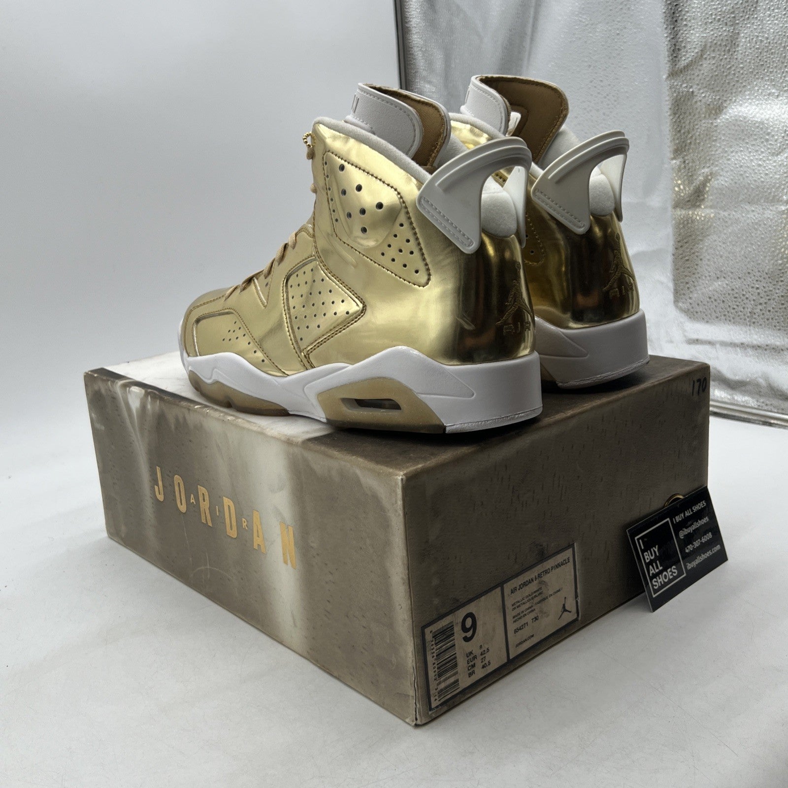 Size 9 - Air Jordan 6 Retro Pinnacle (854271-730)