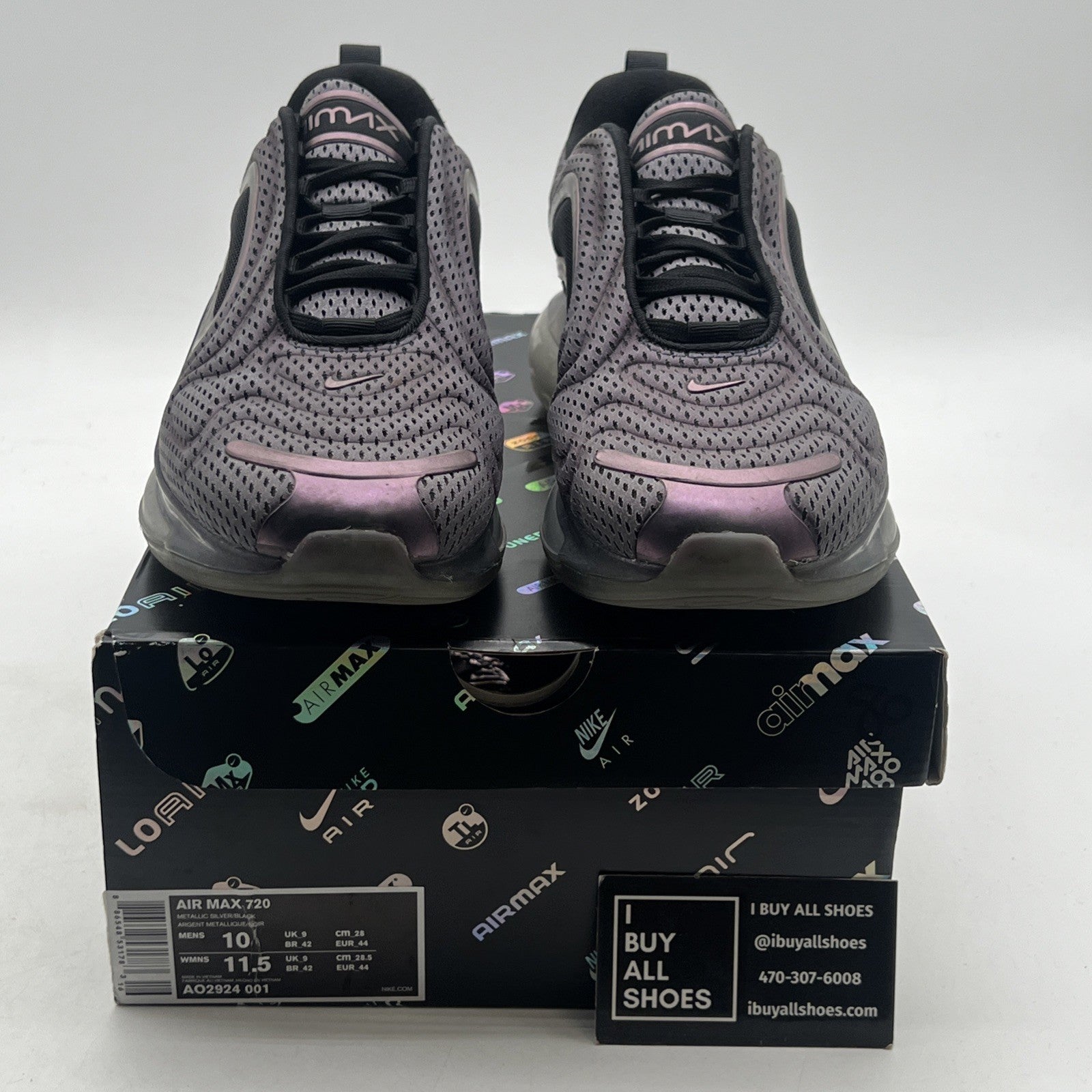 Size 10 - Nike Air Max 720 Northern Lights Night (AO2924-001)