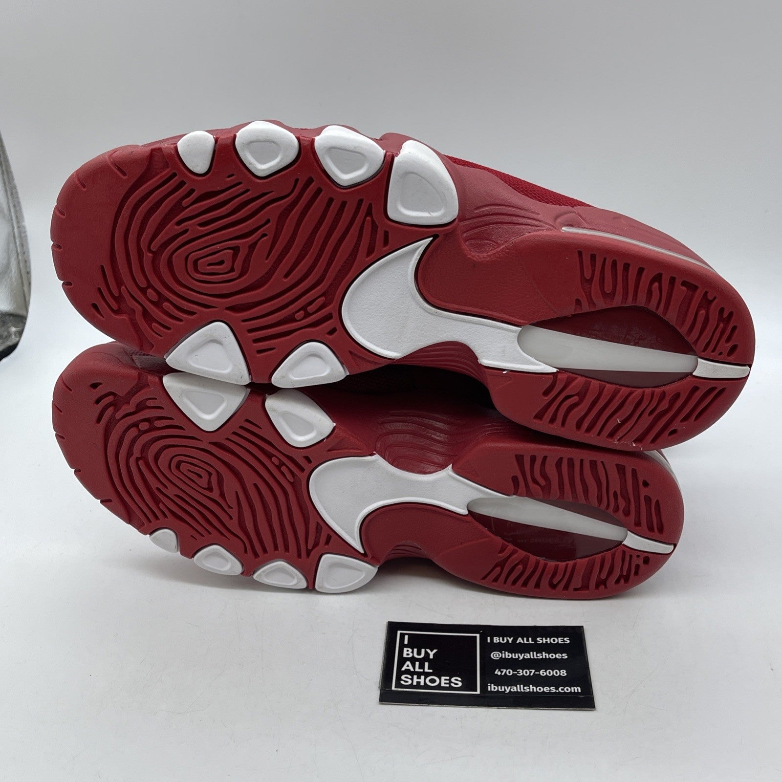 Size 9.5 - Nike Big Swoosh Gym Red White Suede Leather (832759-600)