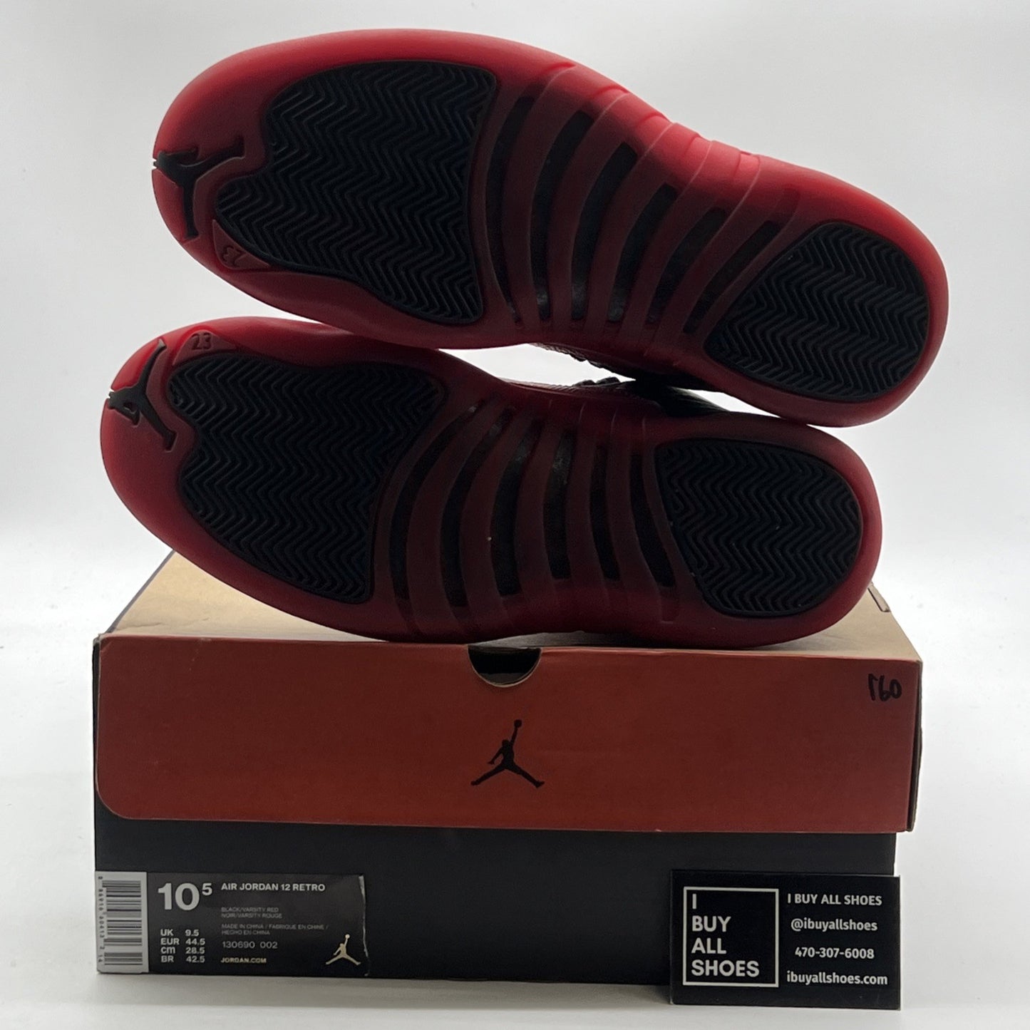 Size 10.5 - Air Jordan 12 Retro Mid Flu Game (130690-002)