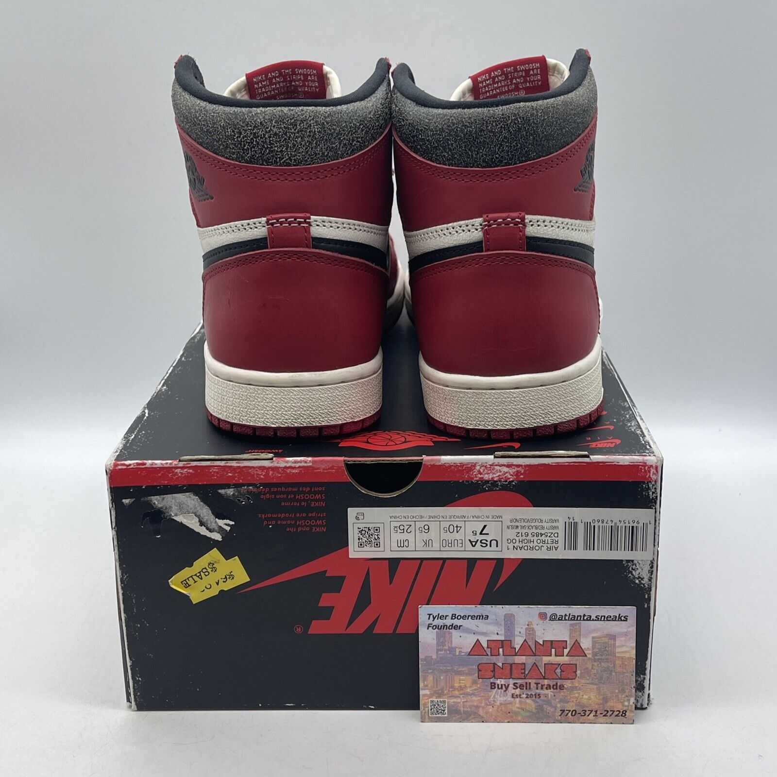 Size 7.5 - Jordan 1 Retro High OG Chicago Reimagined Lost & Found (DZ5485-612)