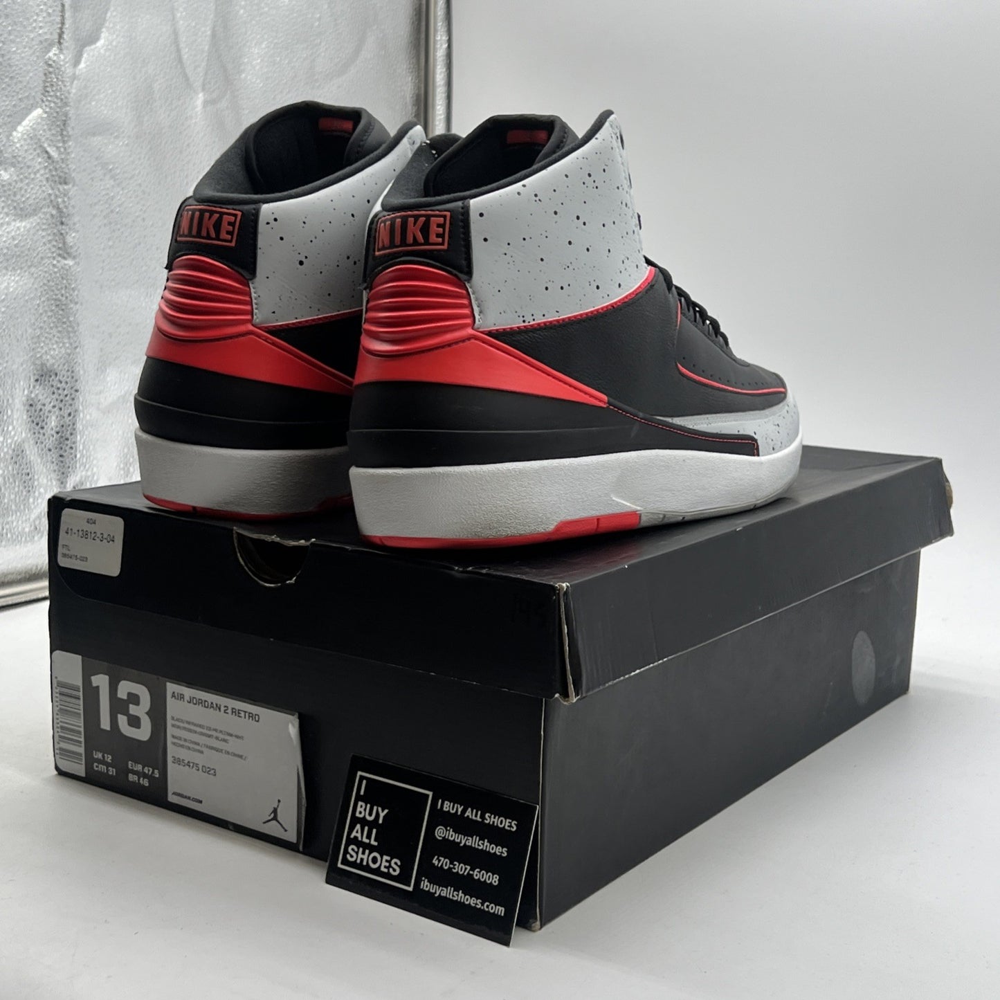 Size 13 - Air Jordan 2 Retro Infrared 23 (385475-023)
