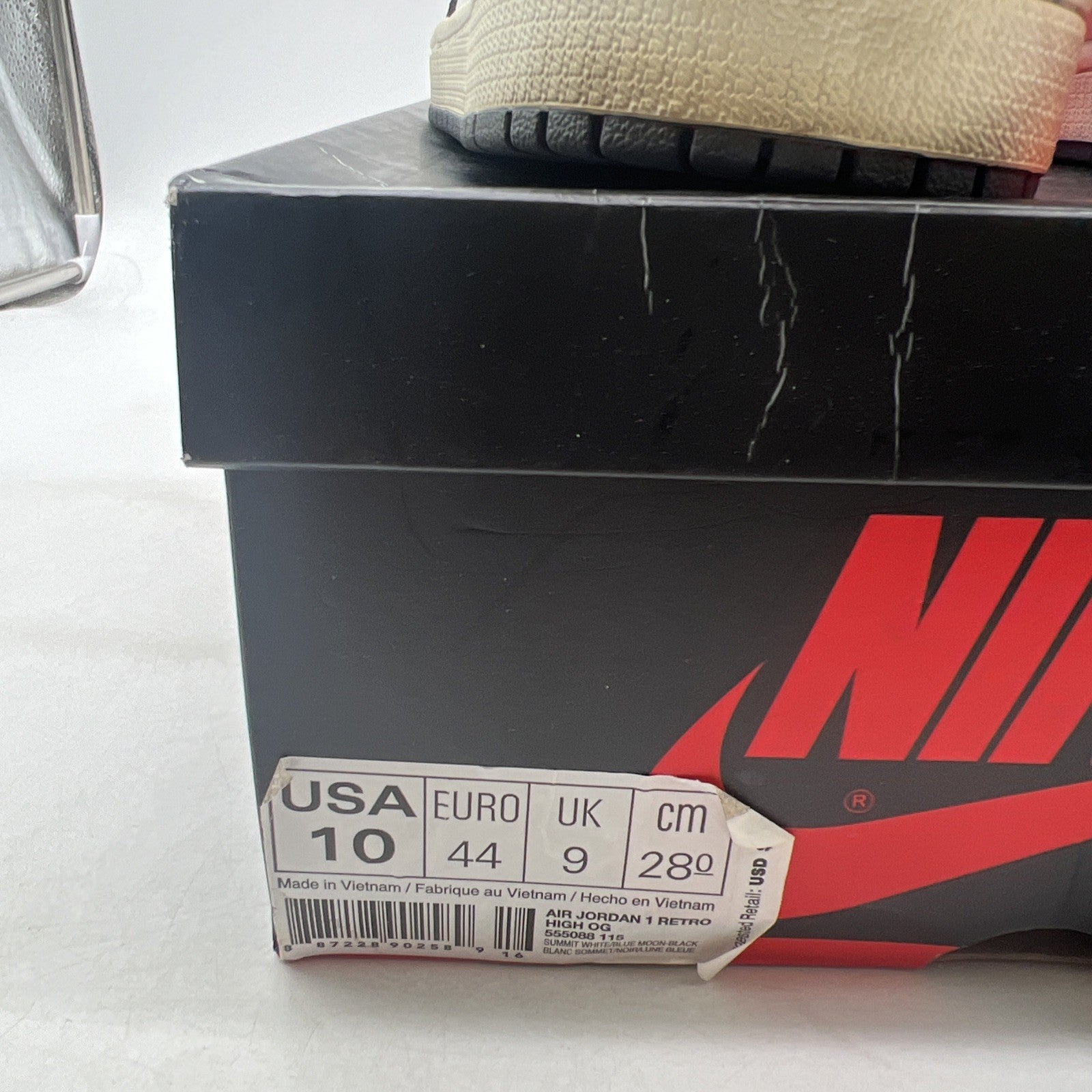 Size 10 - Air Jordan 1 Retro OG High Best Hand in the Game Blue Moon 555088-115