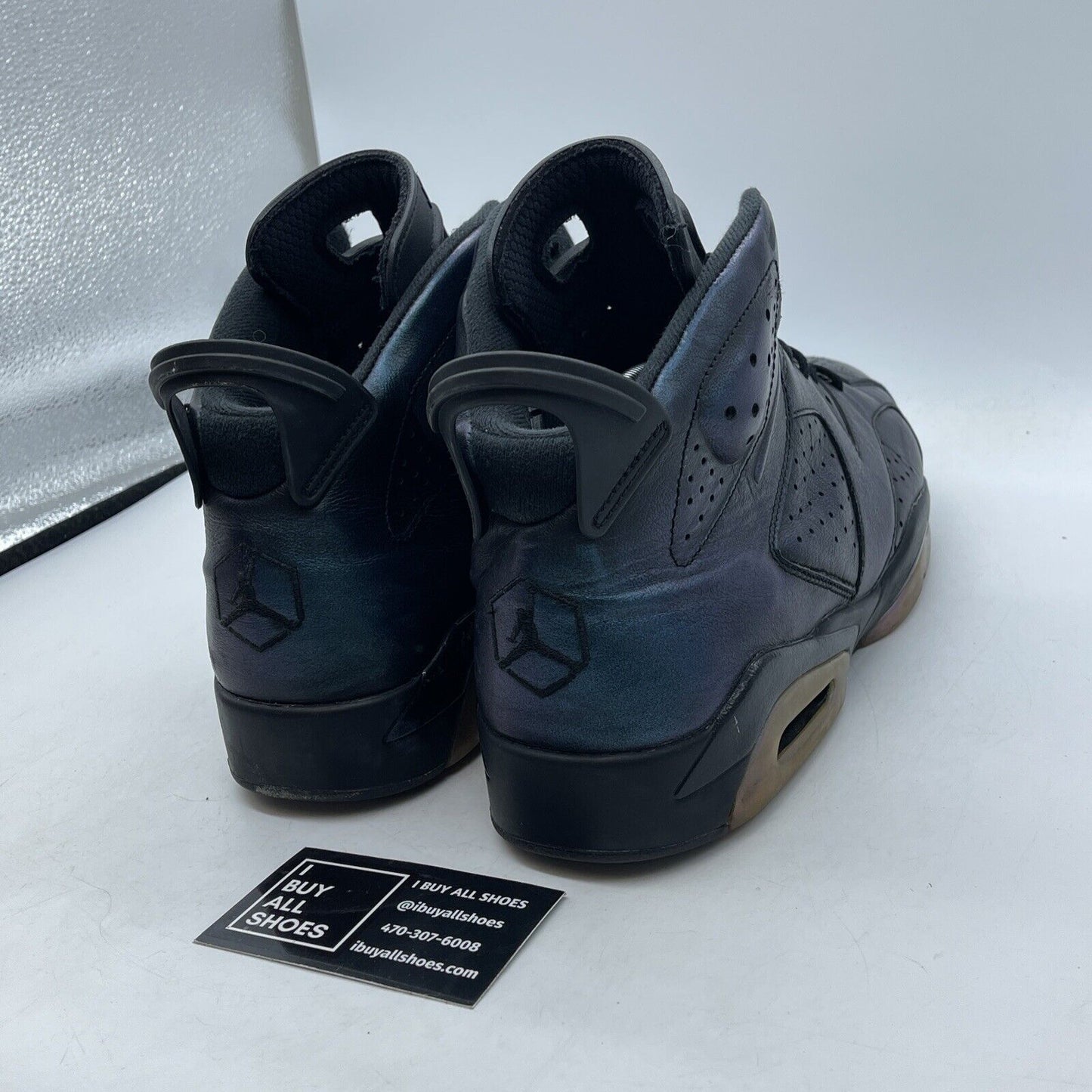 Size 11.5 - Air Jordan 6 Retro All Star Chameleon Blue Purple (907961-015)