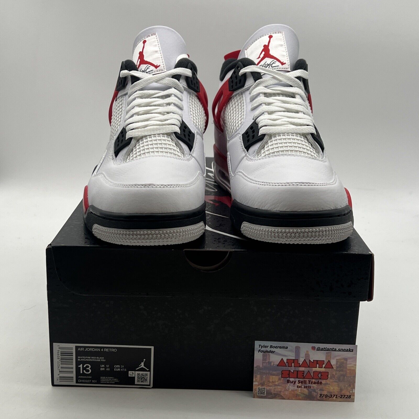 Size 13 - Air Jordan 4 Retro Mid Red Cement (DH6927-161)