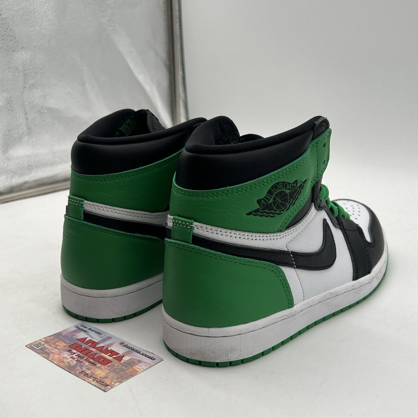 Size 9.5 - Air Jordan 1 Retro OG High Lucky Green Black White (DZ5485-031)