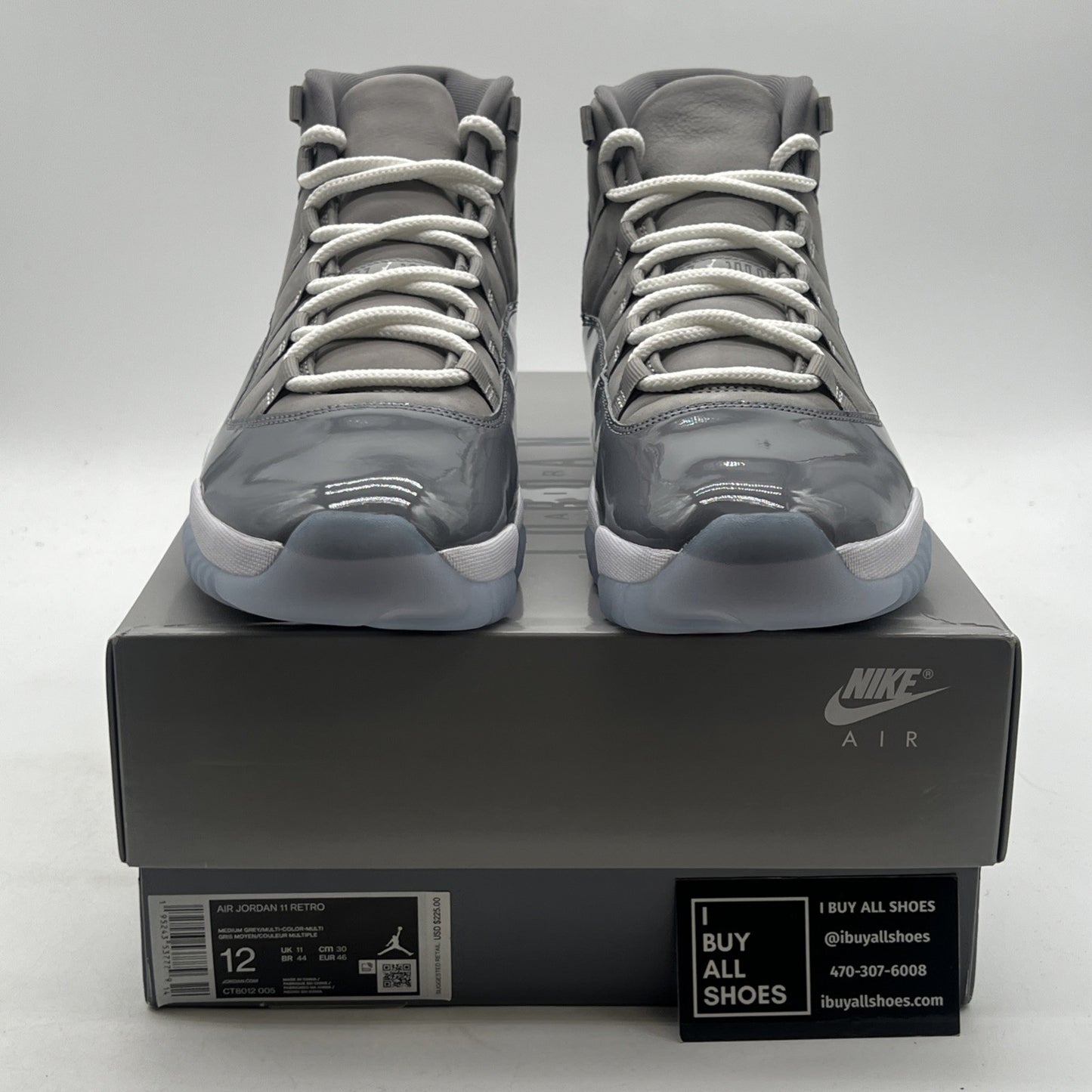 Size 12 - Air Jordan 11 Retro High Cool Grey (CT8012-005)