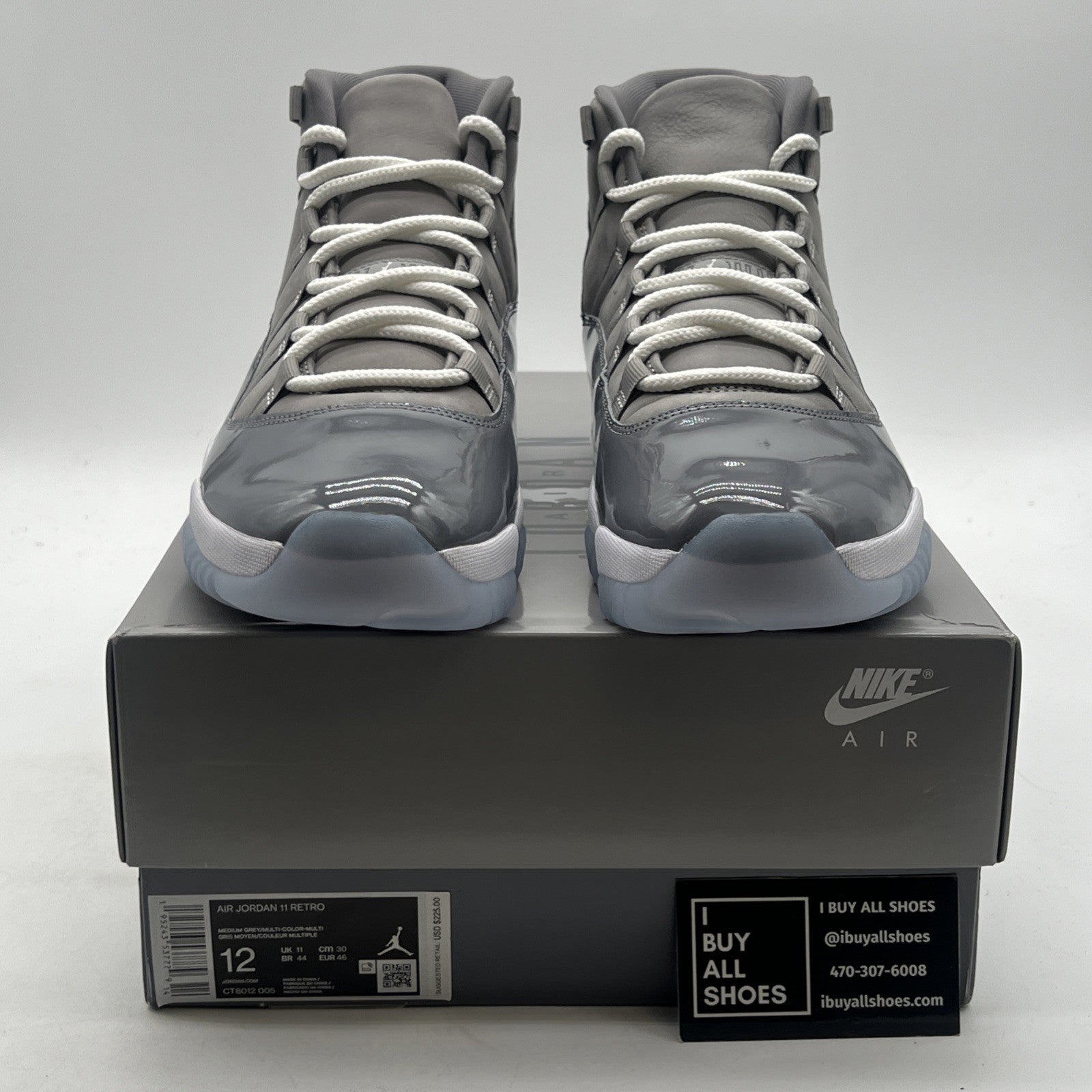 Size 12 - Air Jordan 11 Retro High Cool Grey (CT8012-005)