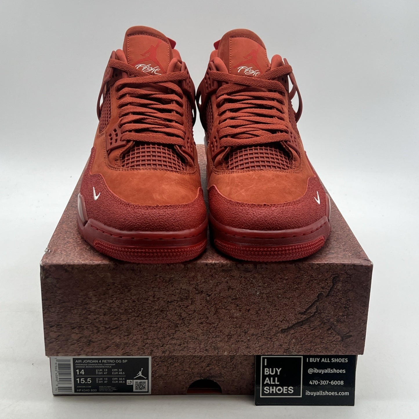 Size 14 -Nigel Sylvester x Air Jordan 4 Retro OG SP Brick By Brick (HF4340-800)