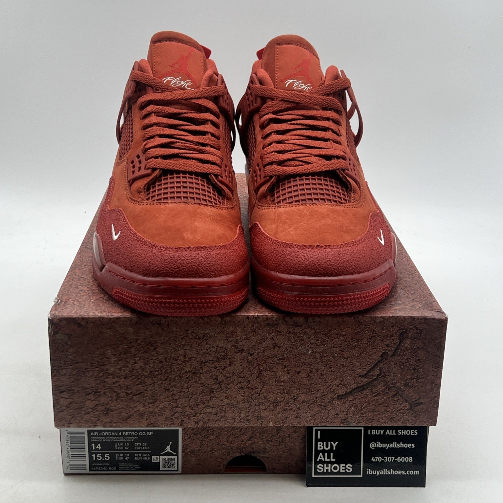 Size 14 -Nigel Sylvester x Air Jordan 4 Retro OG SP Brick By Brick (HF4340-800)