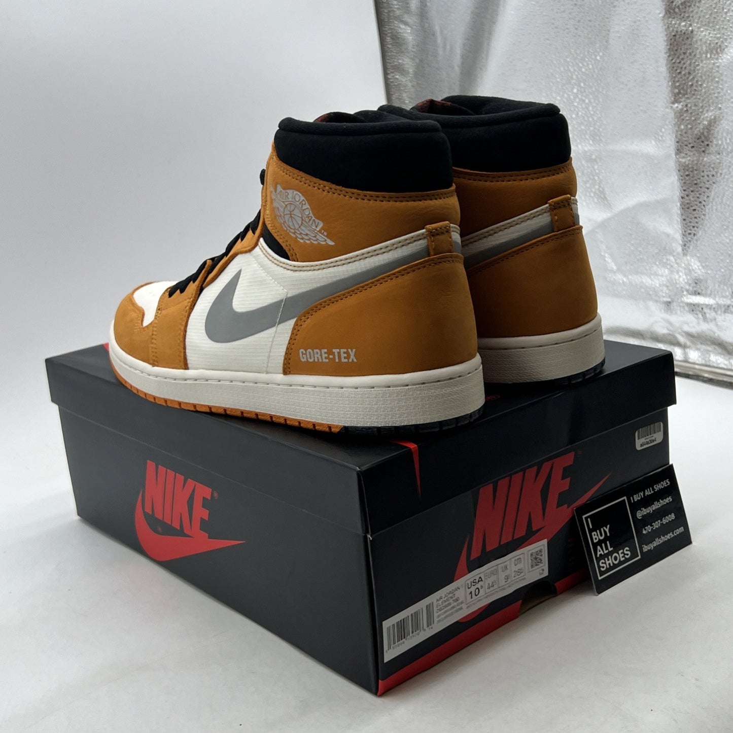 Size 10.5 - Air Jordan 1 Element GORE-TEX High Light Curry (DB2889-700)