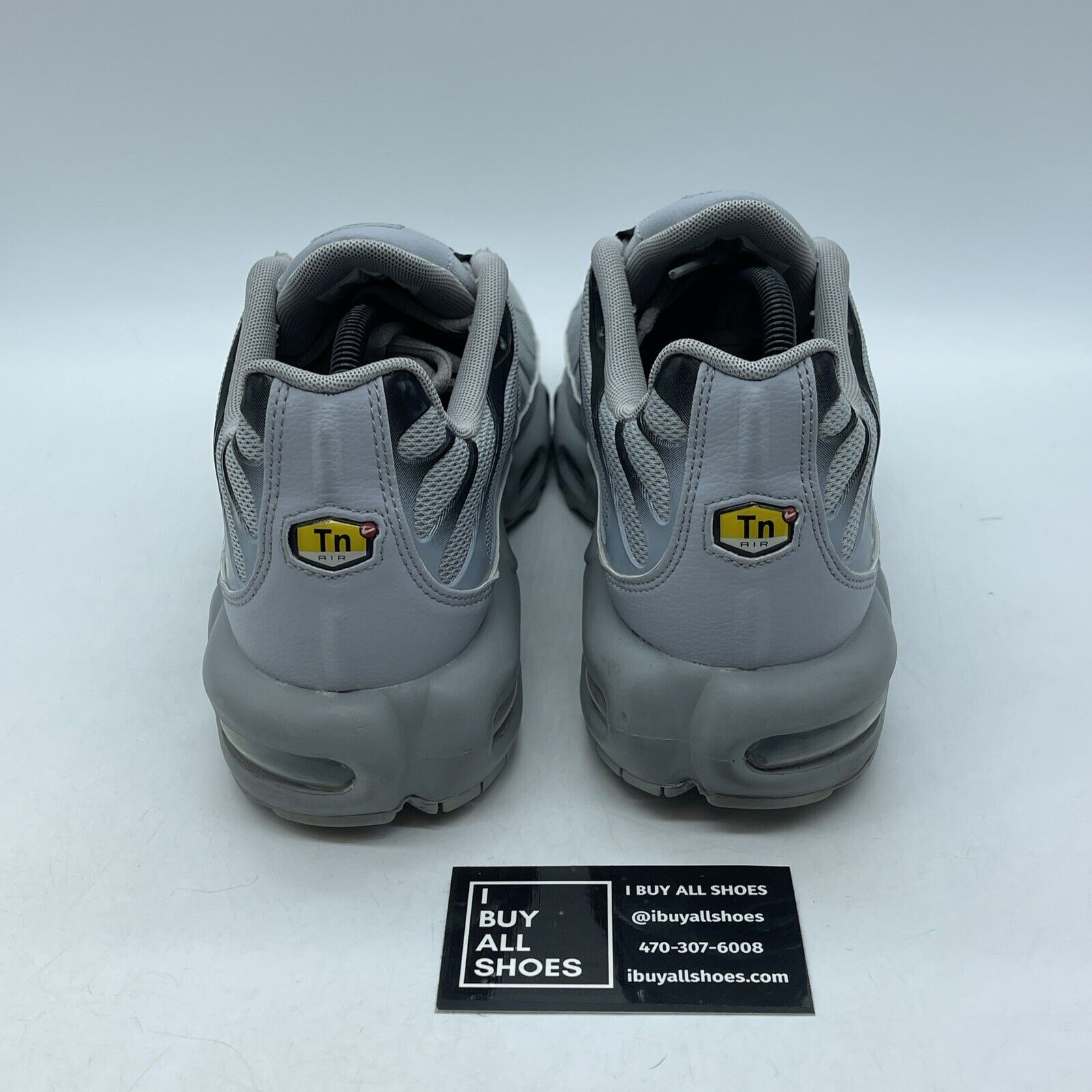 Size 12 - Nike Air Max Plus TN Wolf Grey Black Suede Leather (852630-021)