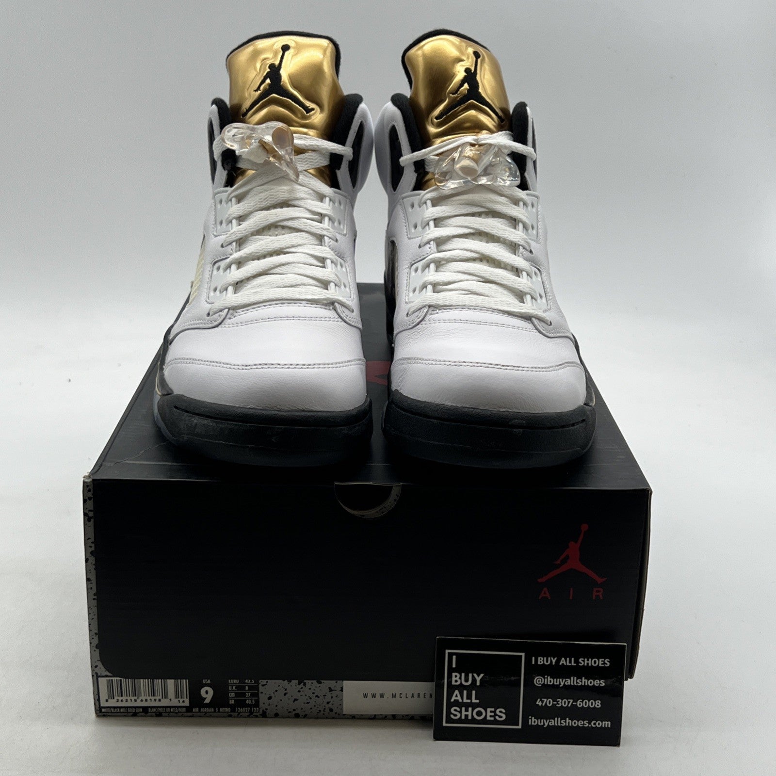 Size 9 - Air Jordan 5 Retro Olympic (136027-133)