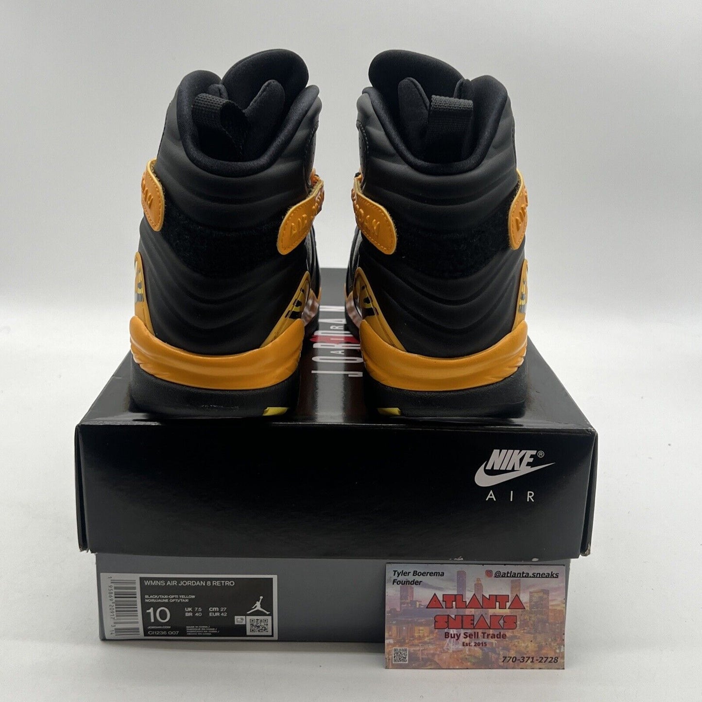 Size 10W - Air Jordan 8 Retro Taxi (CI1236-007)