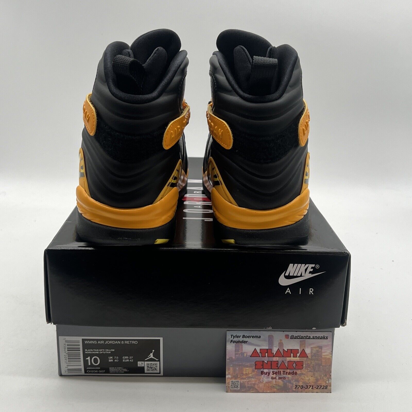 Size 10W - Air Jordan 8 Retro Taxi (CI1236-007)