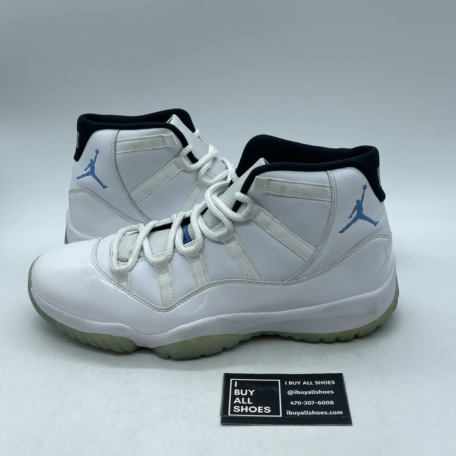 Size 11.5 - Air Jordan 11 Retro High Legend Blue (378037-117)