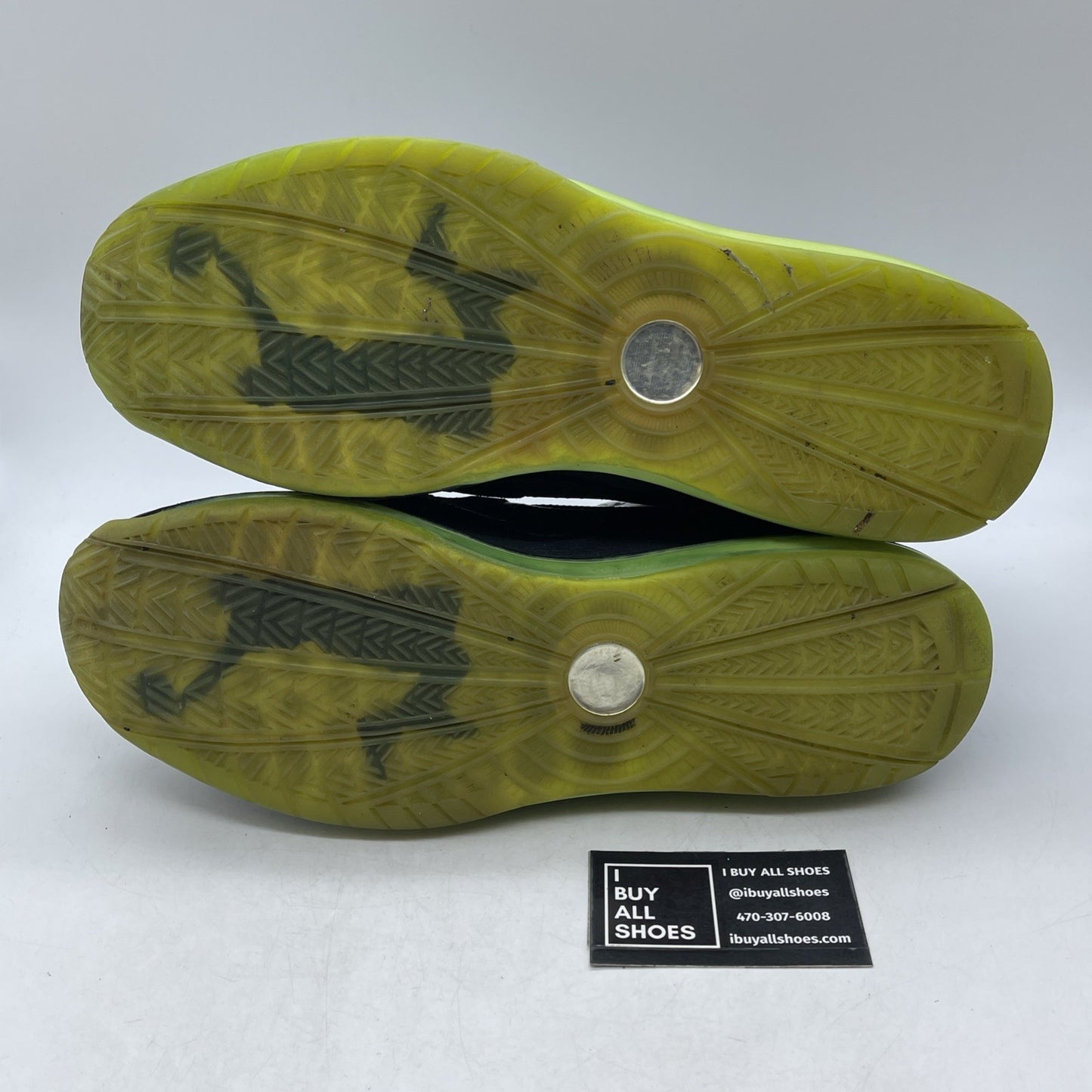 Size 14 - Nike Air Lebron 7 VII Dunkman Black Neon Green Zoom James (275664-006)