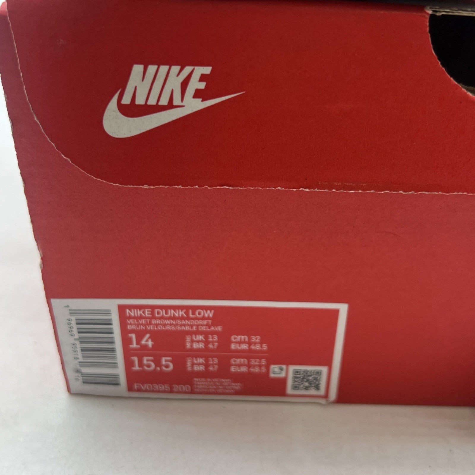 Size 14 - Nike Dunk Low Red Panda (FV0395-200)