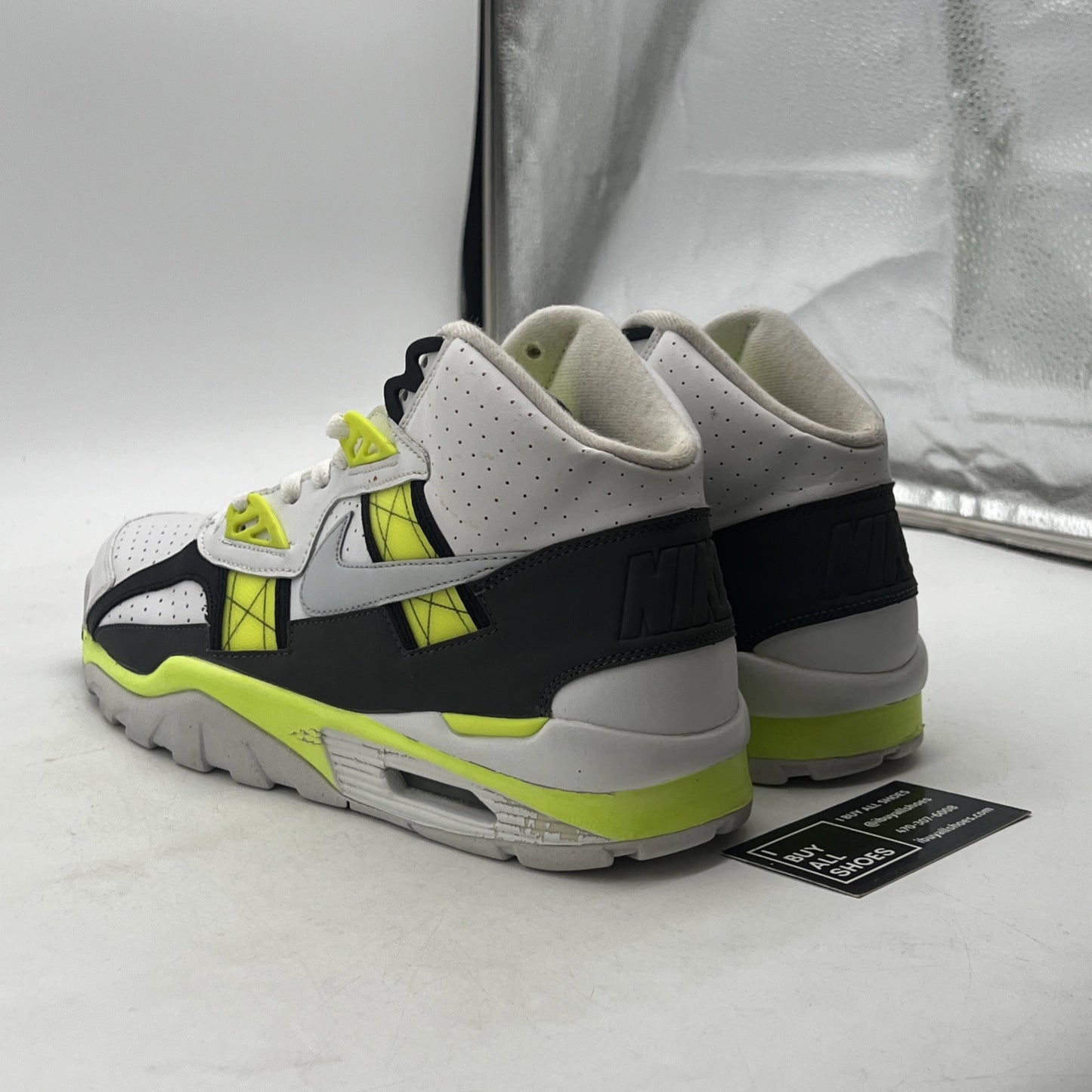 Size 13 - Nike Air Trainer SC High White Volt (302346-118)