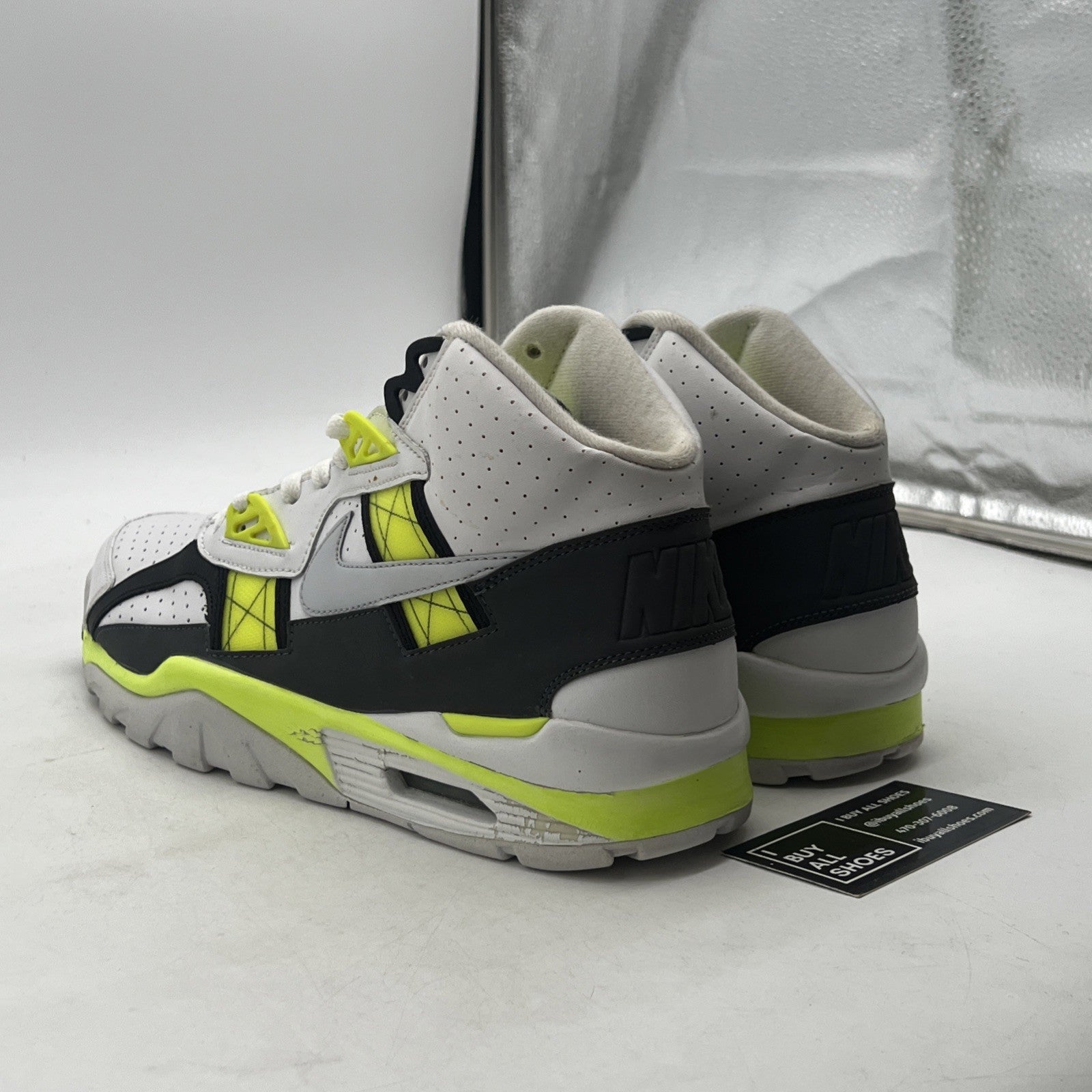 Size 13 - Nike Air Trainer SC High White Volt (302346-118)