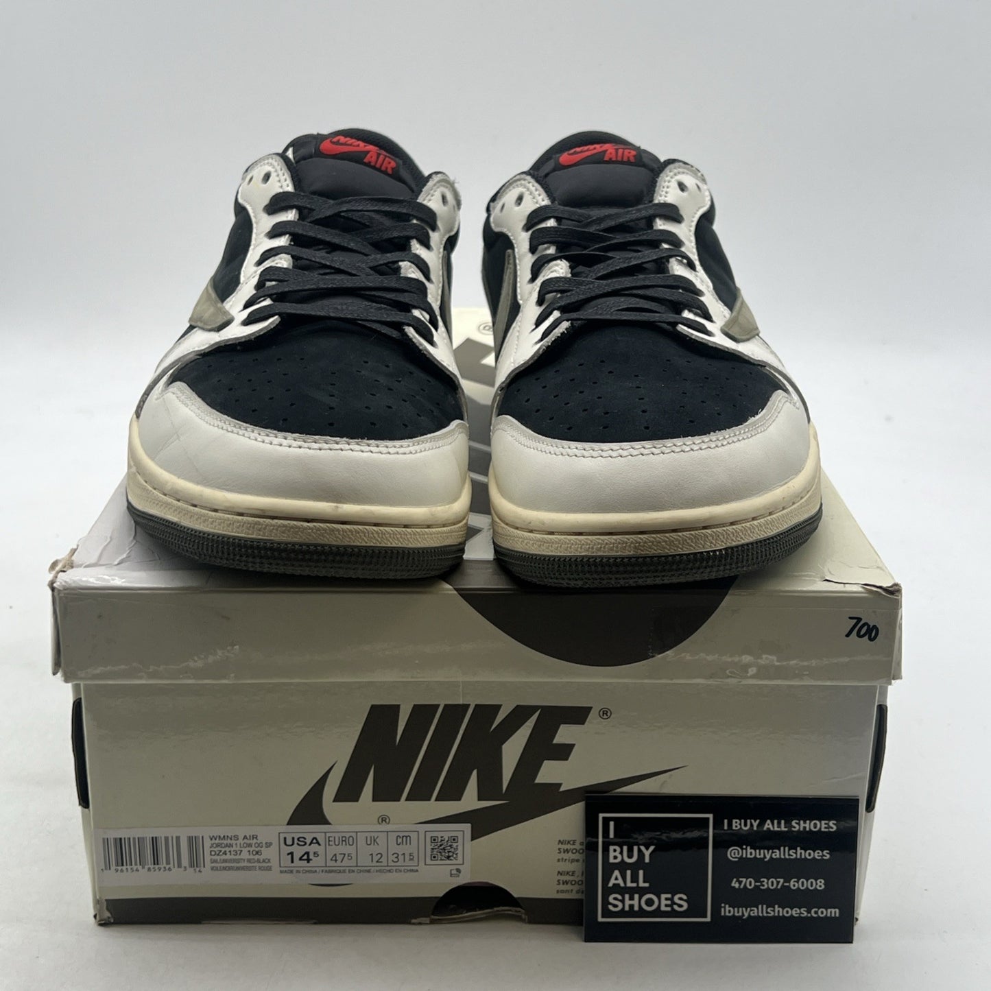 Size 14.5 - Air Jordan 1 Retro OG x Travis Scott Low Olive W (DZ4137-106)
