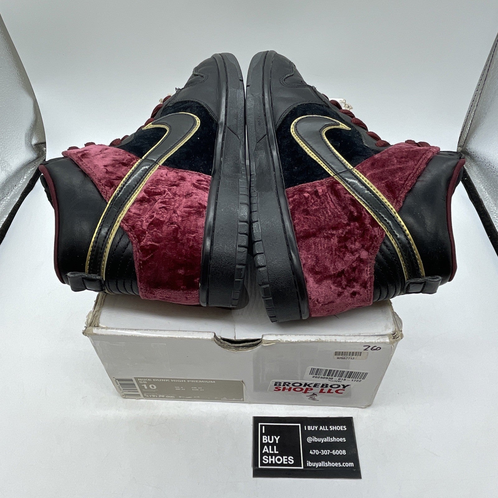 Size 10 - Nike Dunk Premium SB High Bloody Sunday (313171-005)