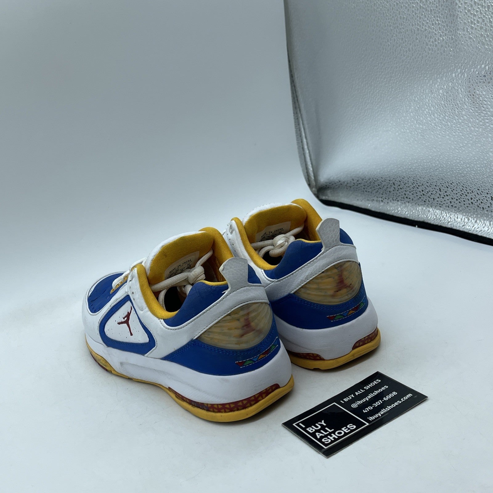 Size 6.5Y - Nike Air Jordan Truno Ko Golden State Yellow Blue (316580-102)
