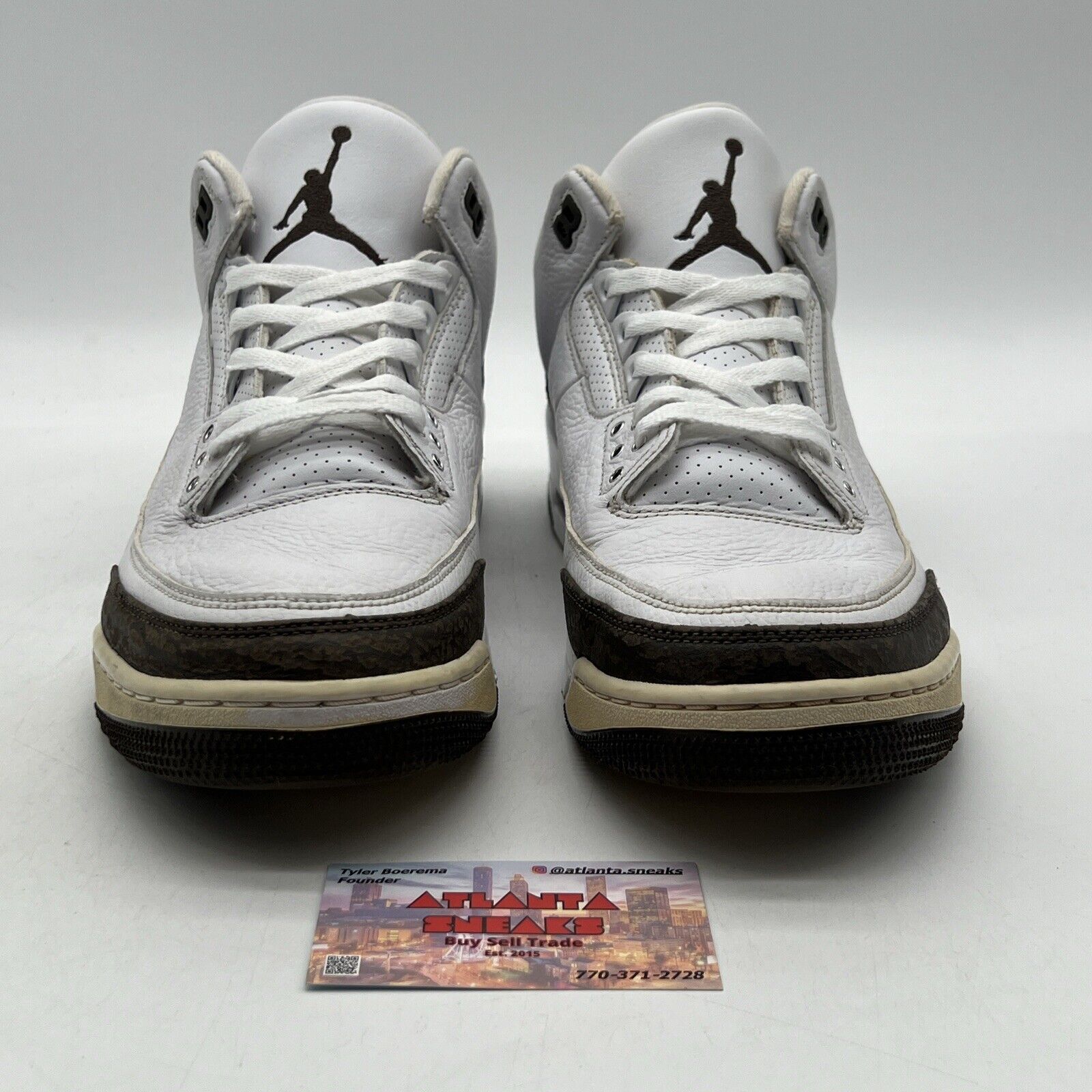 Size 13 - Air Jordan 3 Retro 2018 Mocha White Leather Suede (136064-122)