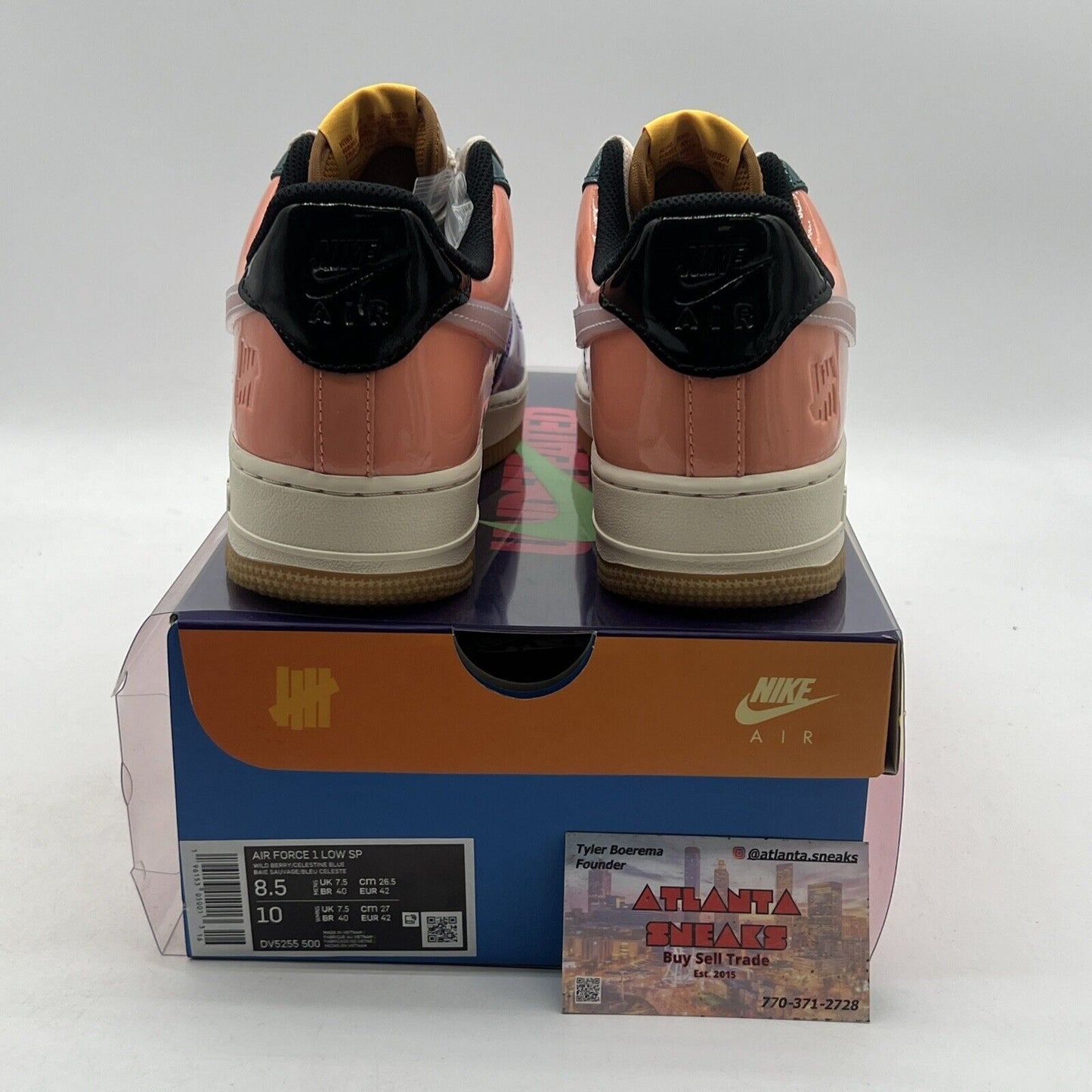 Size 8.5 - Nike Undefeated x Air Force 1 Low Celestine Blue (DV5255-500)