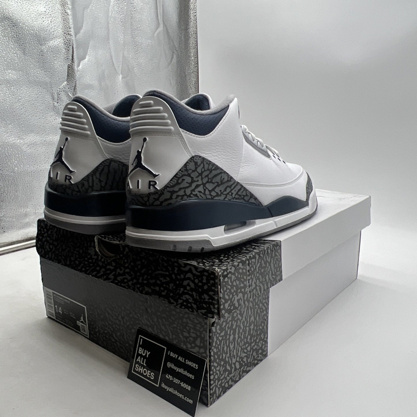 Size 14 - Air Jordan 3 Retro Midnight Navy (CT8532-140)