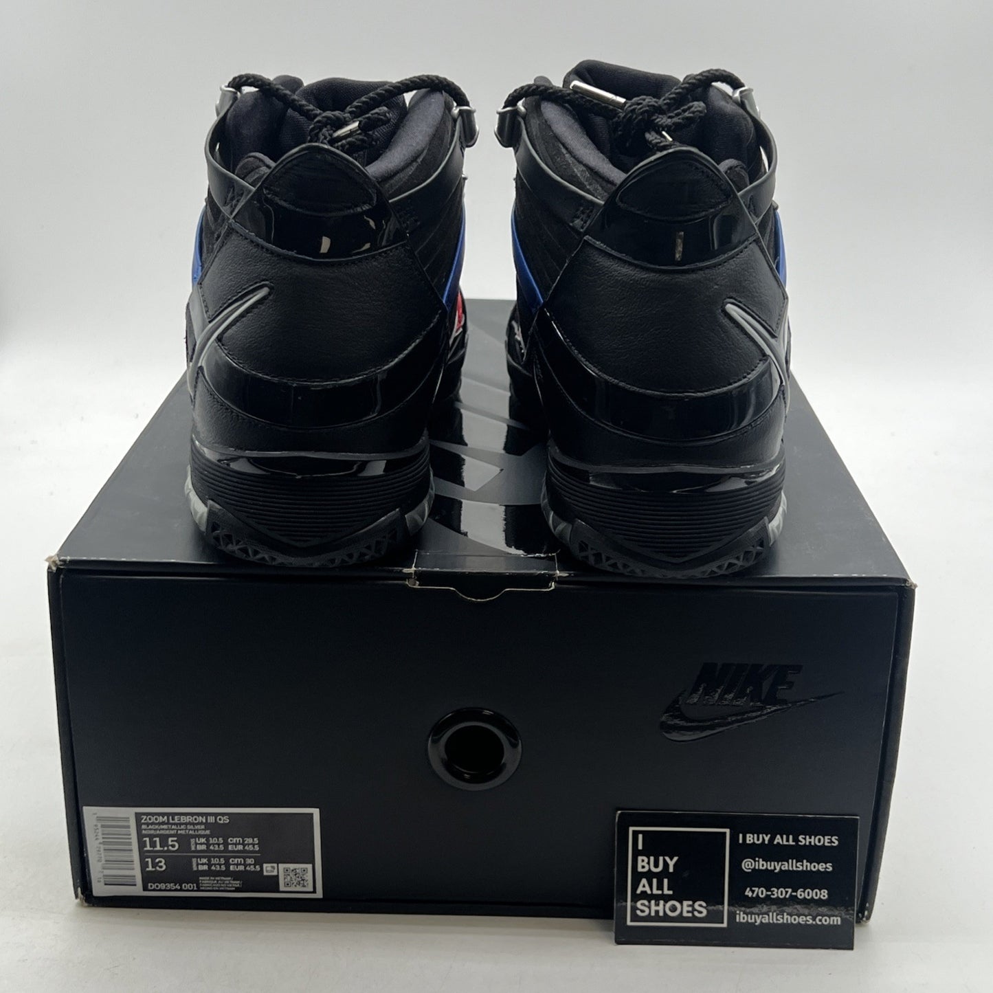 Size 11.5 - Nike Zoom LeBron 3 Retro Barbershop (DO9354-001)