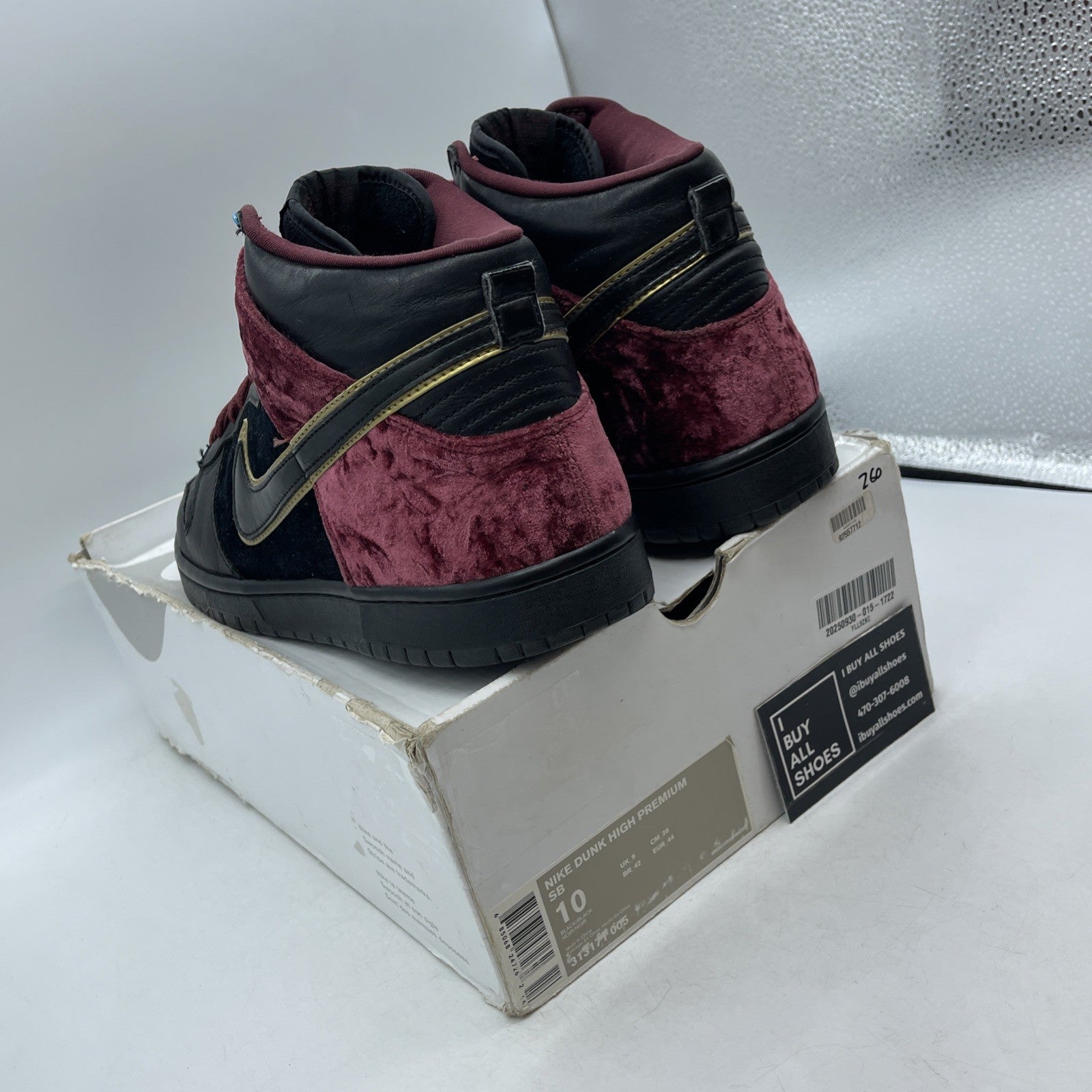 Size 10 - Nike Dunk Premium SB High Bloody Sunday (313171-005)