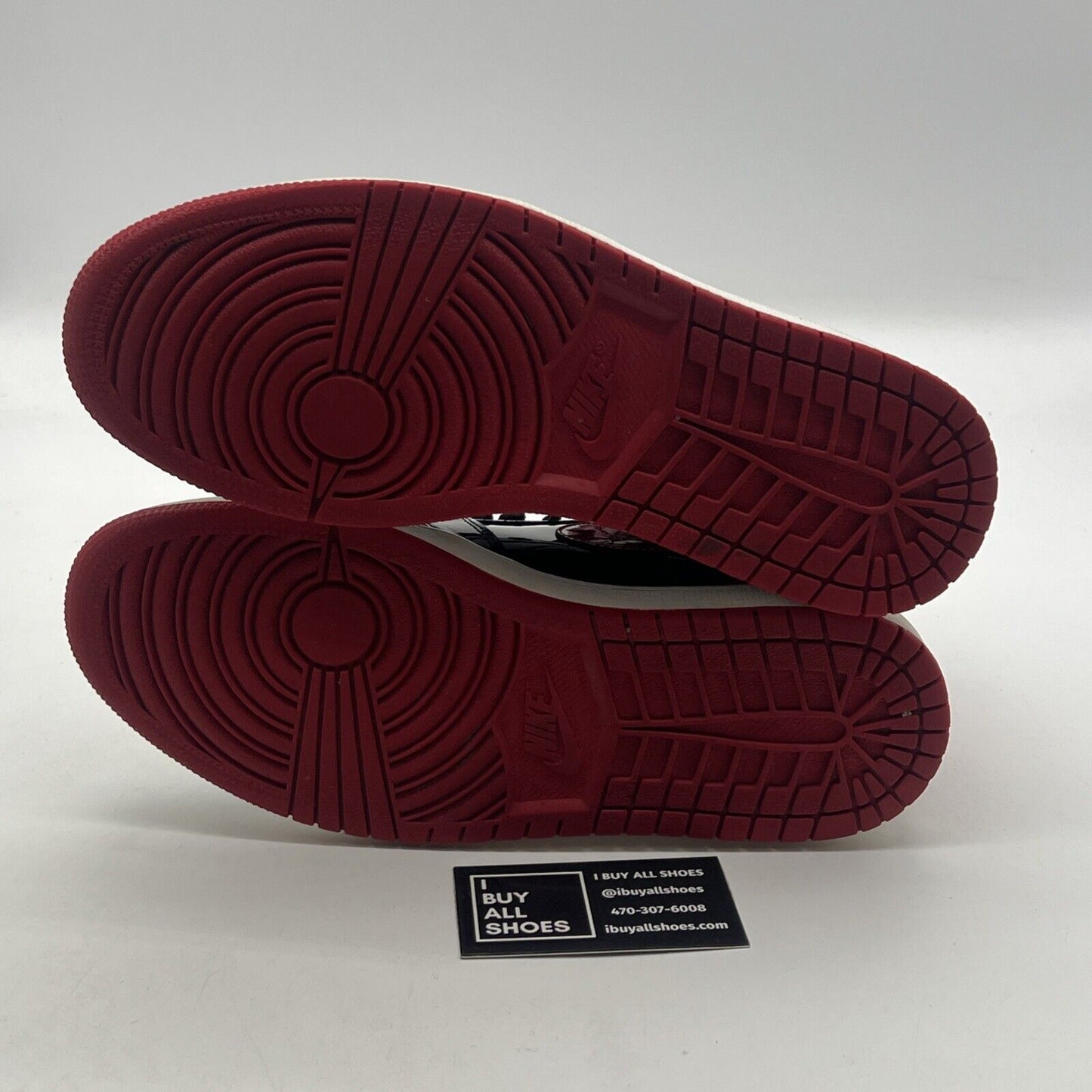 Size 10 - Air Jordan 1 Retro OG High Patent Bred (555088-063)