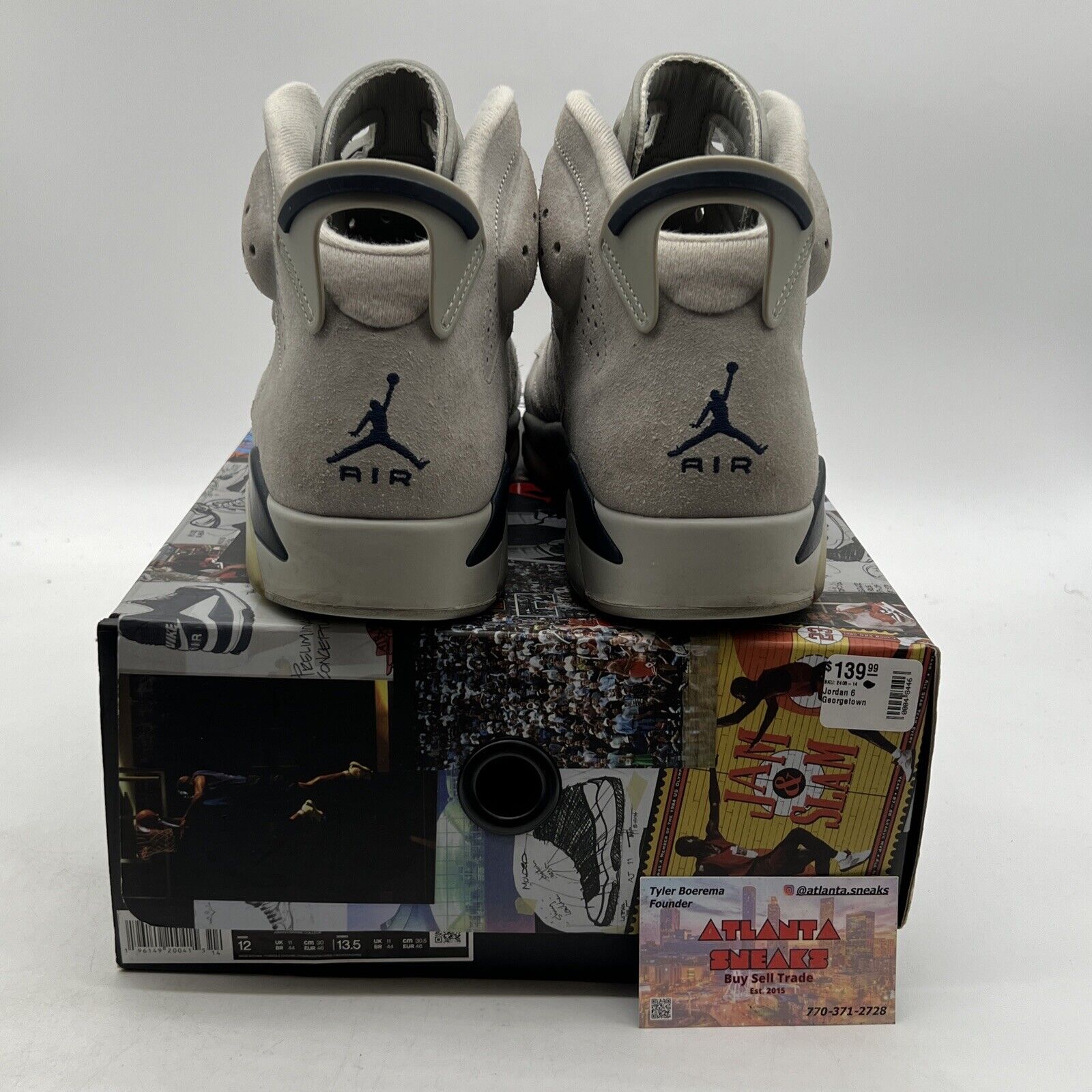 Size 12 - Jordan 6 Retro Mid Georgetown (CT8429-012)