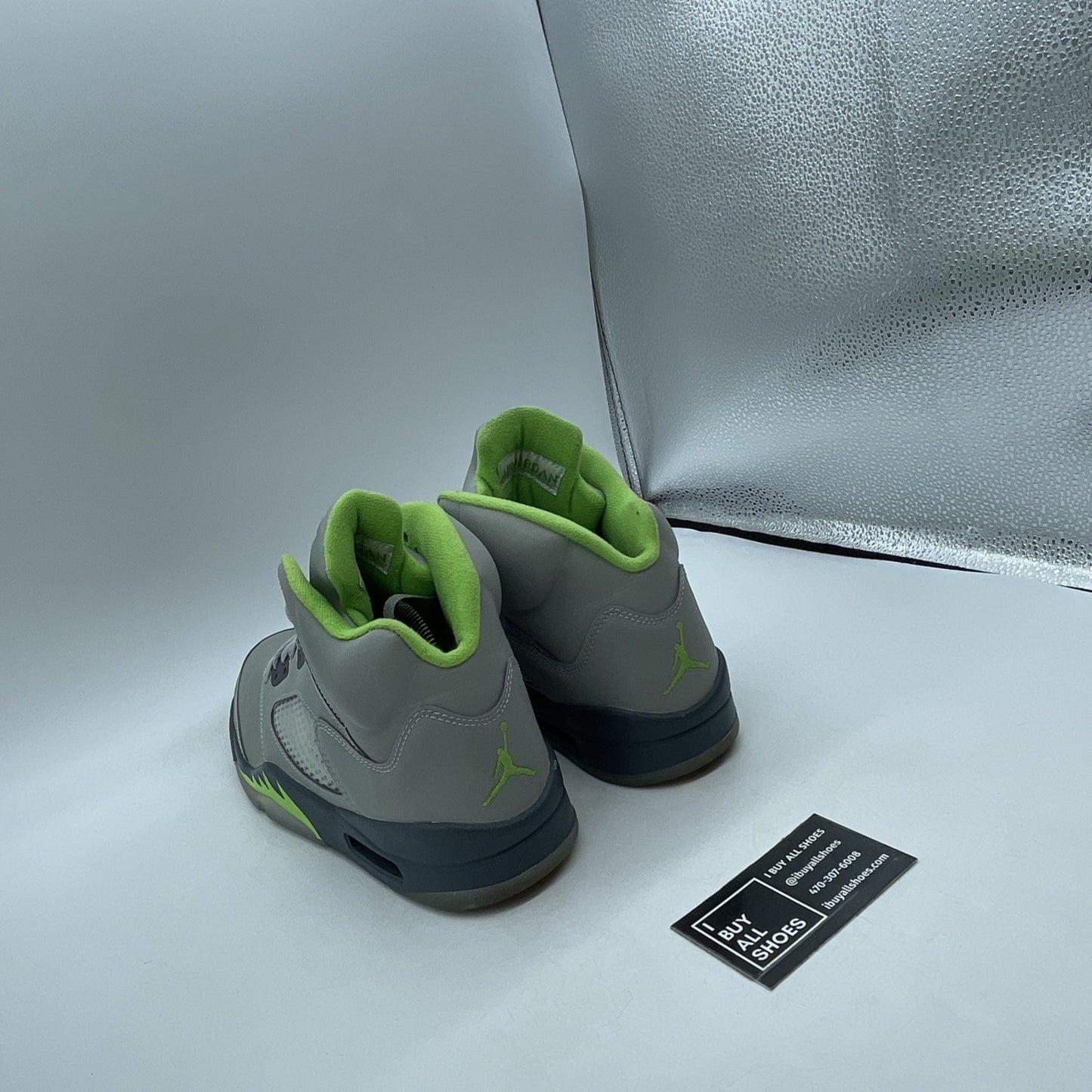 Size 9.5- Air Jordan 5 Retro Green Bean (DM9014-005)