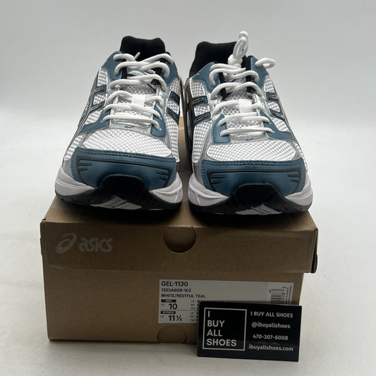 Size 10 - ASICS Gel 1130 White Restful Teal (1203A609-103)